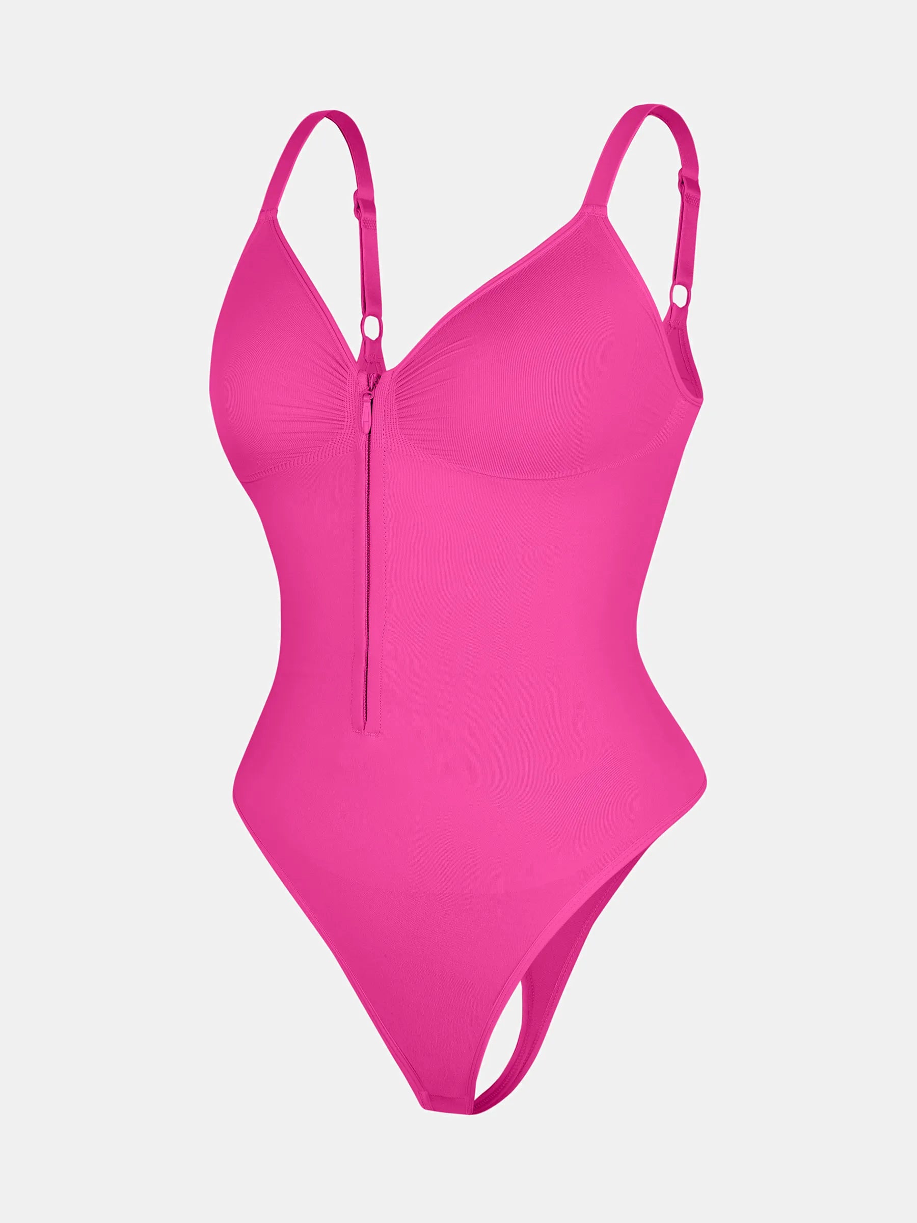 Feelingirl Seamless Shaping Tummy Control Zipper Bodysuit