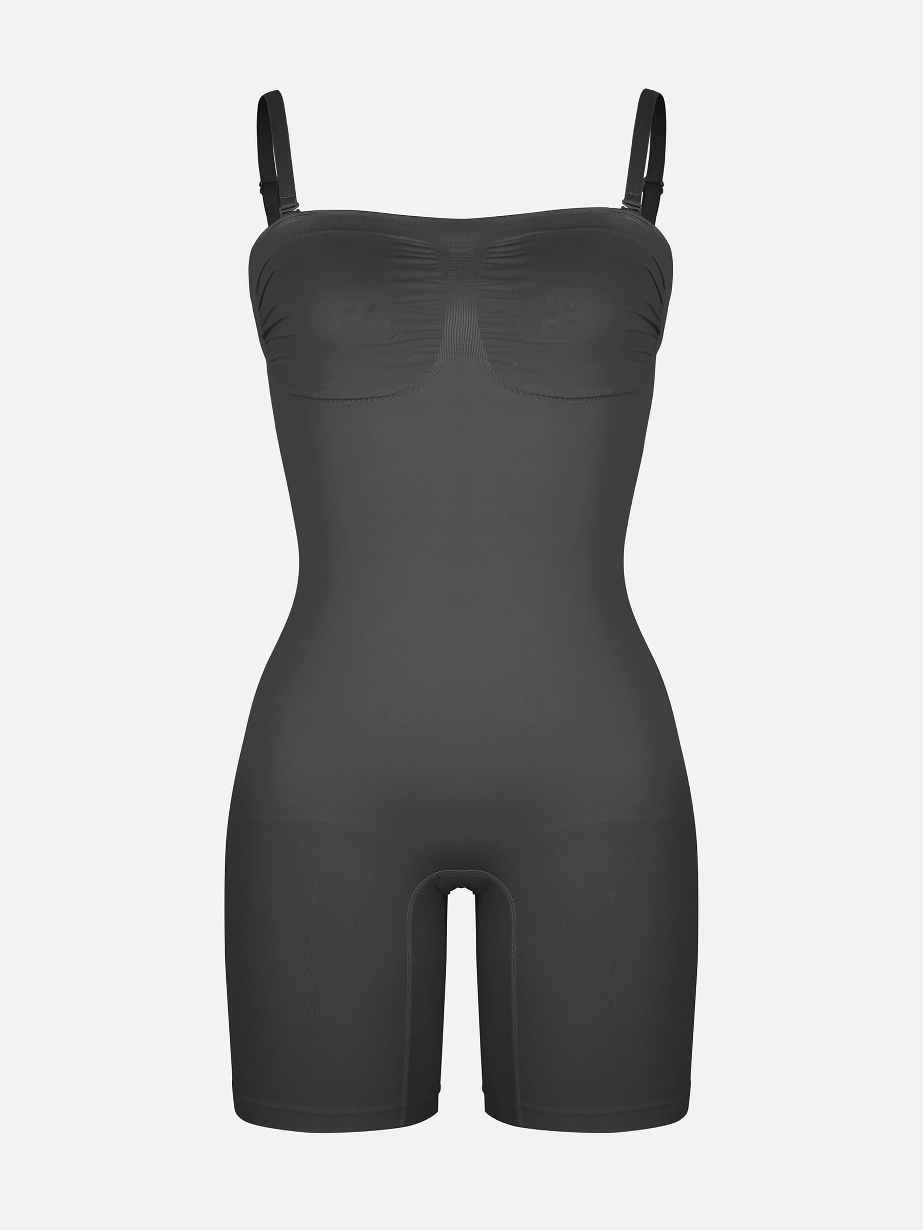 Feelingirl Strapless Seamless Bodysuit with Removable Straps