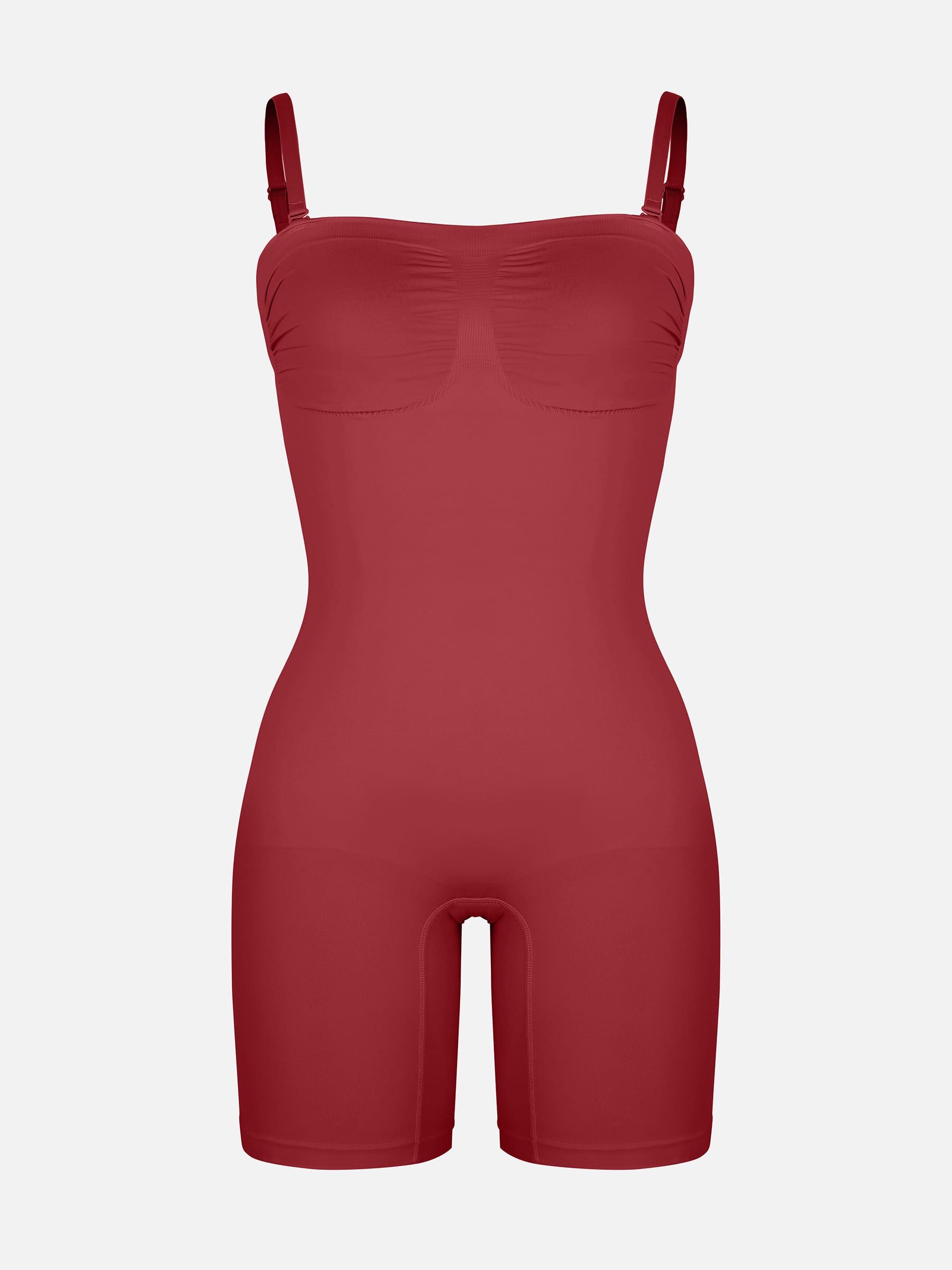 Feelingirl Strapless Seamless Bodysuit with Removable Straps