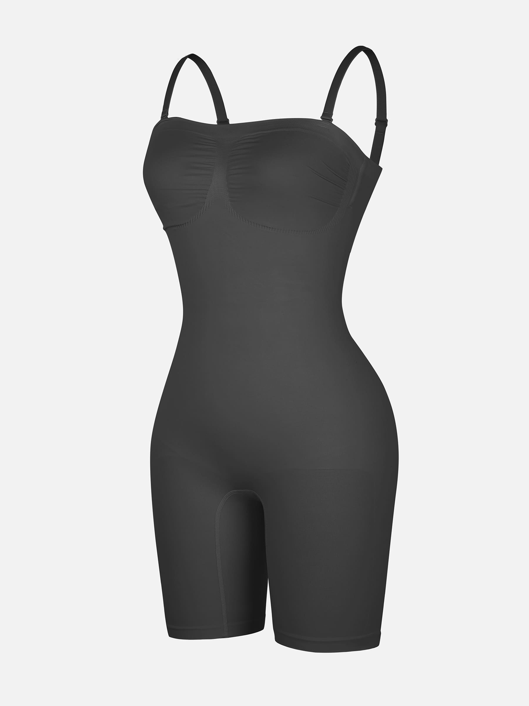 Feelingirl Strapless Seamless Bodysuit with Removable Straps