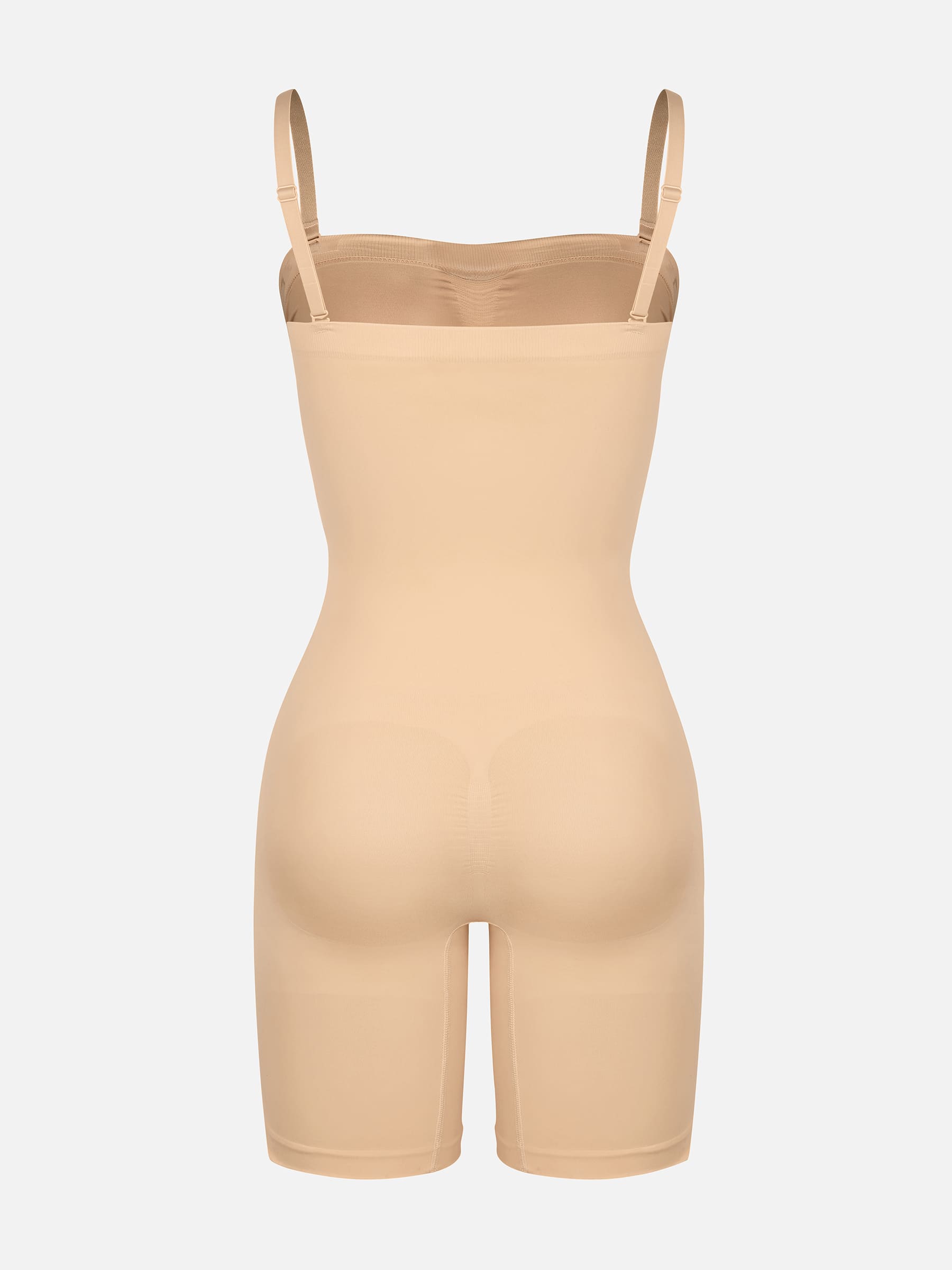 Feelingirl Strapless Seamless Bodysuit with Removable Straps