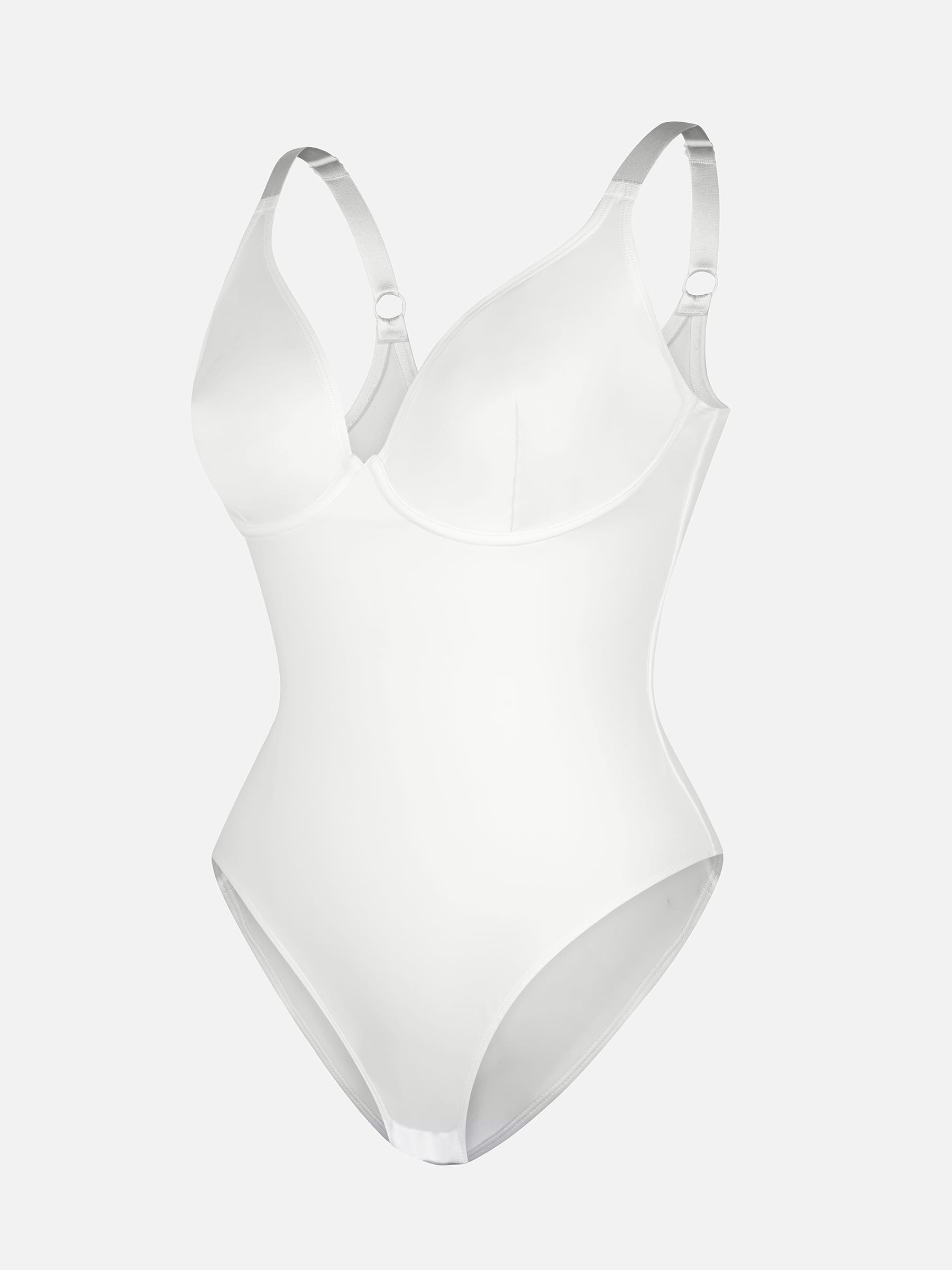 Feelingirl V Neck Tummy Control Shaping Bodysuit