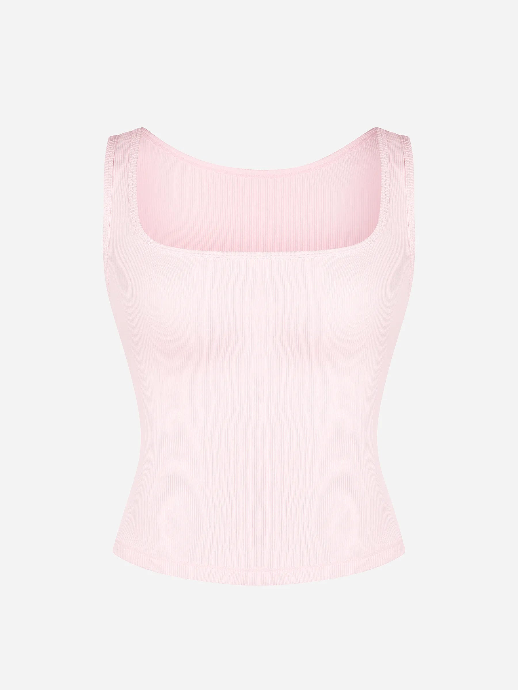 Feelingirl Breathable Ribbed Sleeveless Tank Top