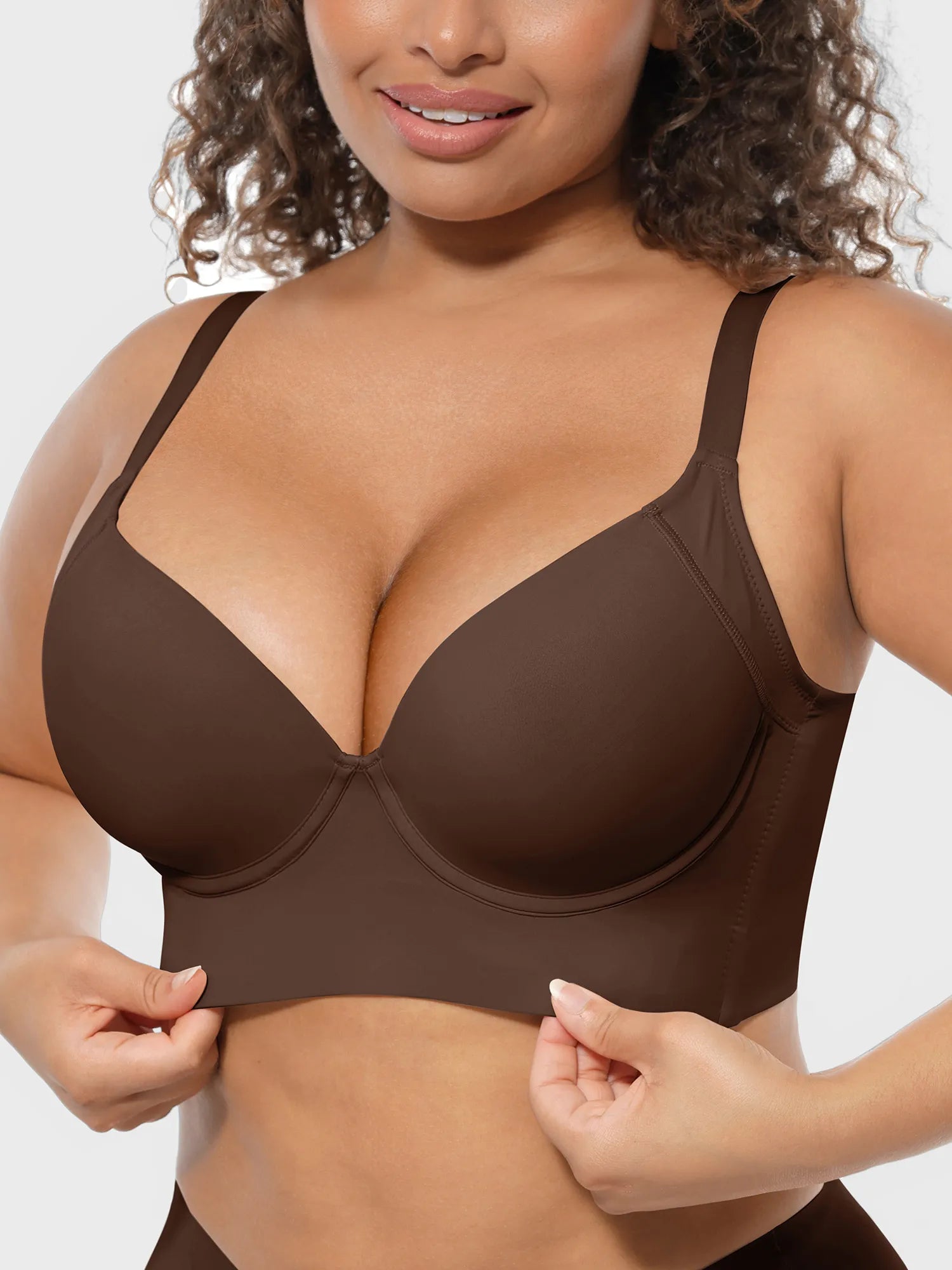 Feelingirl Full-Support Underwire Push-Up Bra