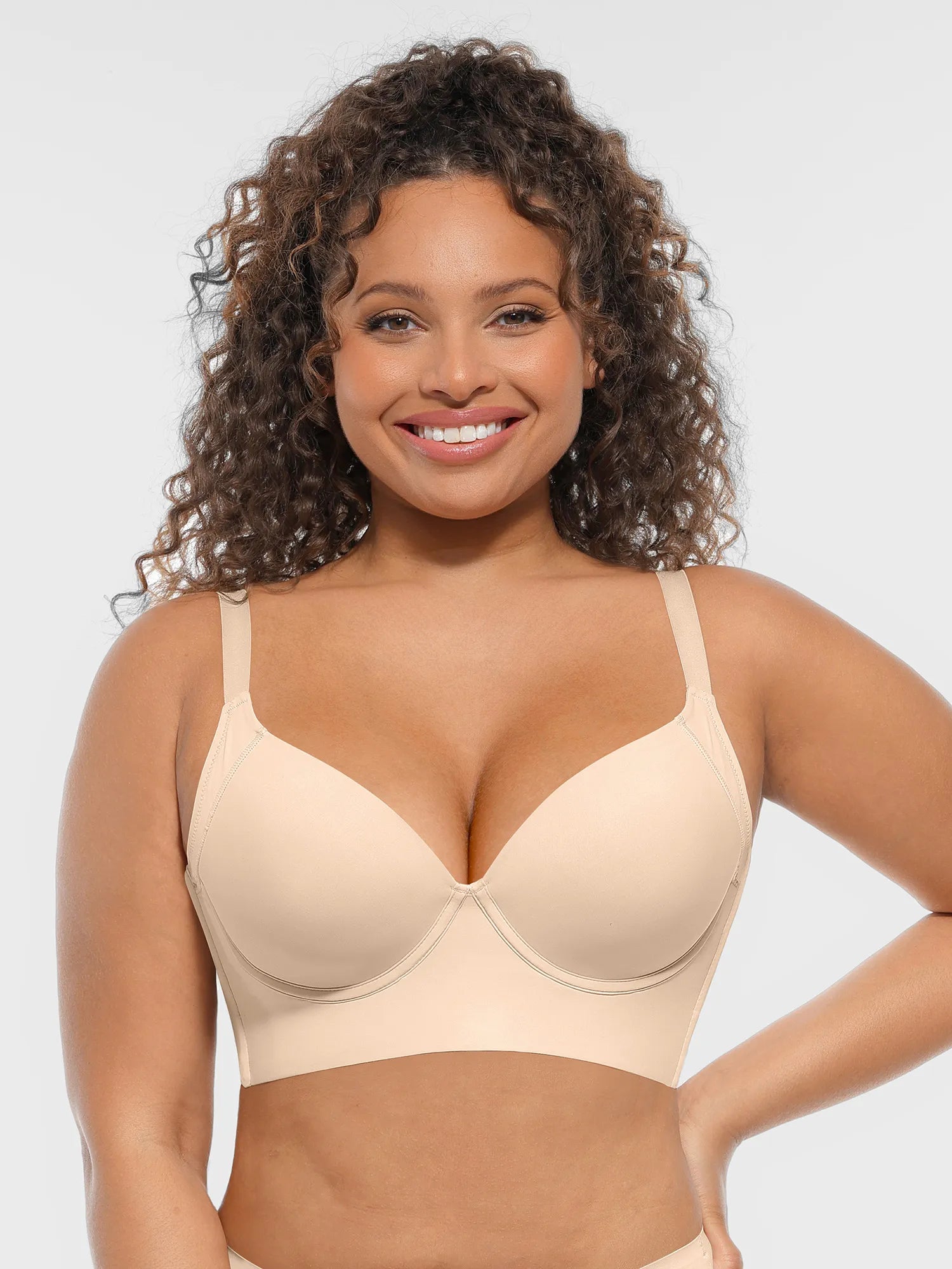 Feelingirl Full-Support Underwire Push-Up Bra