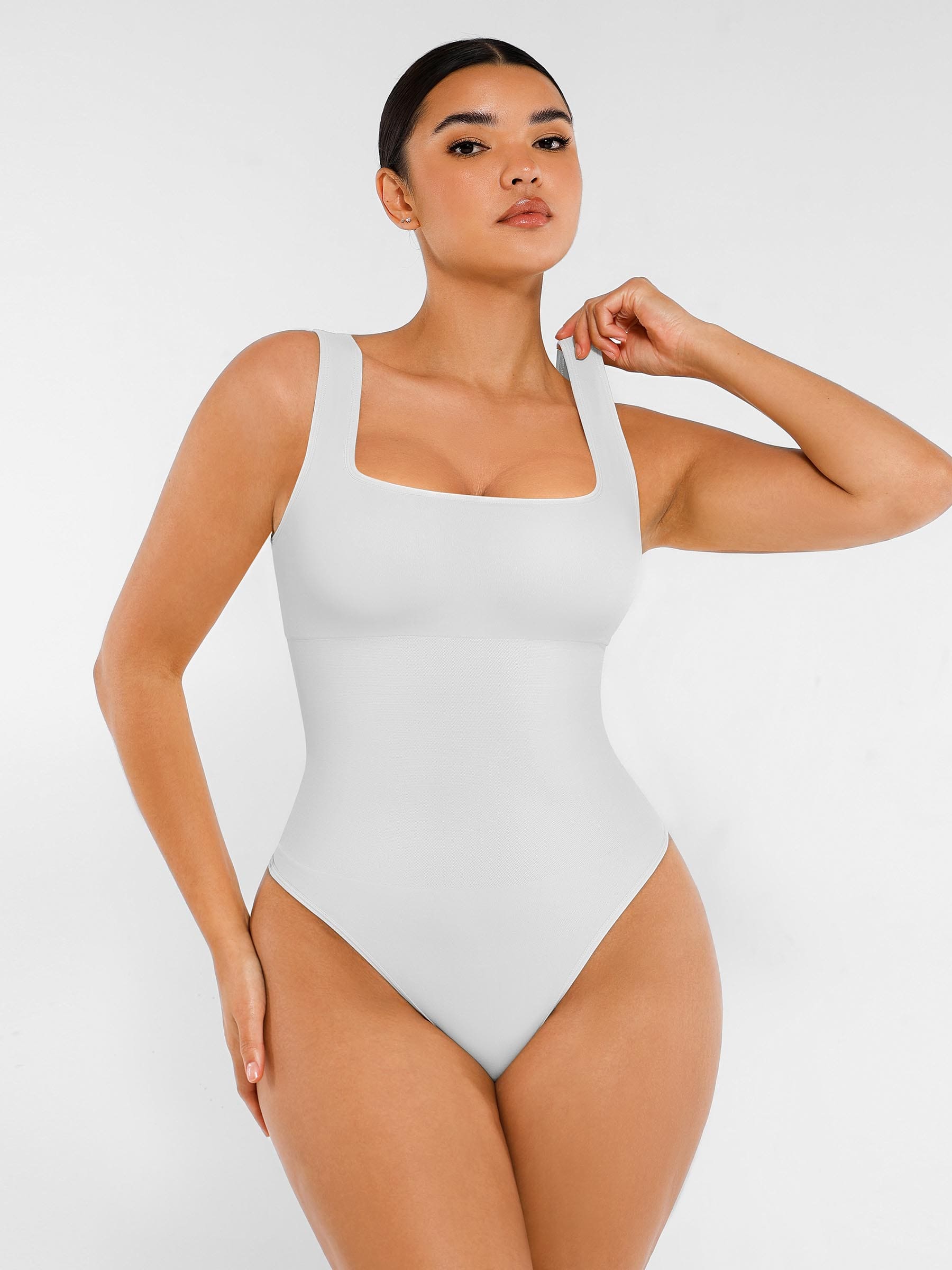 Feelingirl Seamless Shapewear Thong Bodysuit