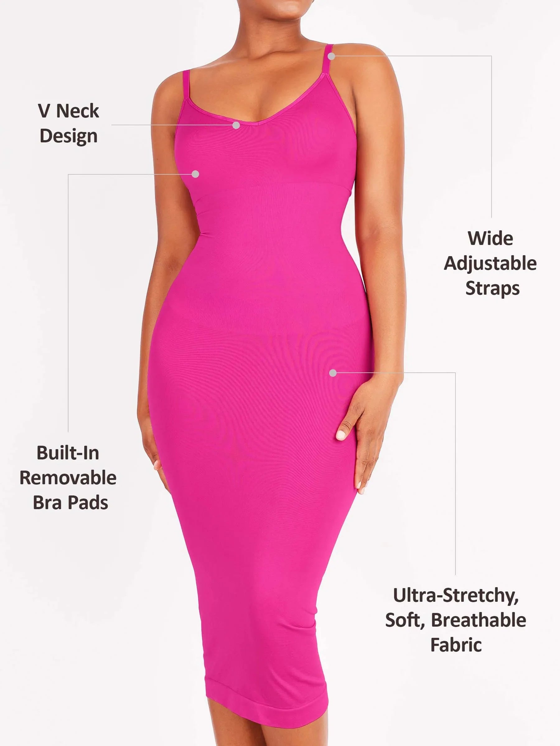 Feelingirl Seamless Padded Slimming Dress