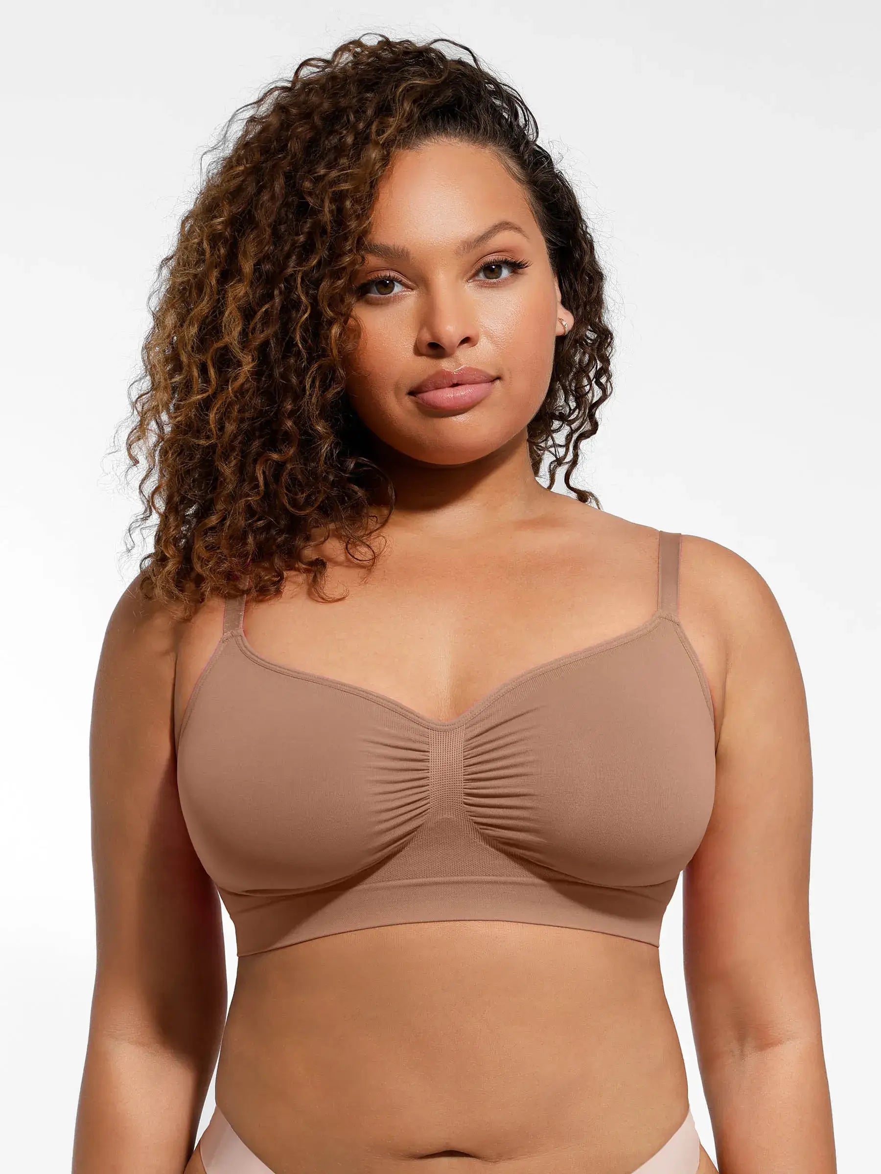 Cernoa Everyday Wireless Bra Unlined Soft Bra