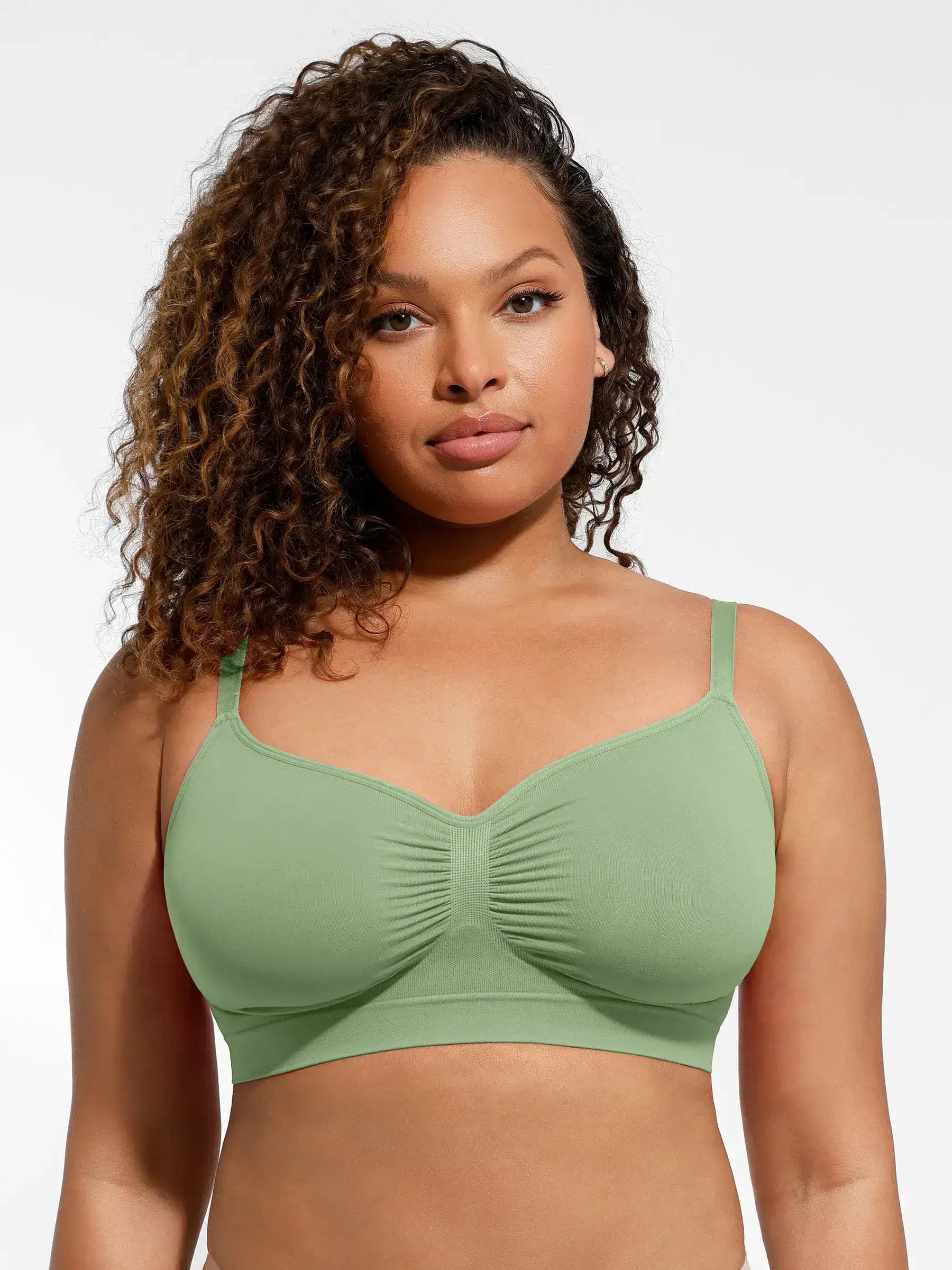 Cernoa Everyday Wireless Bra Unlined Soft Bra