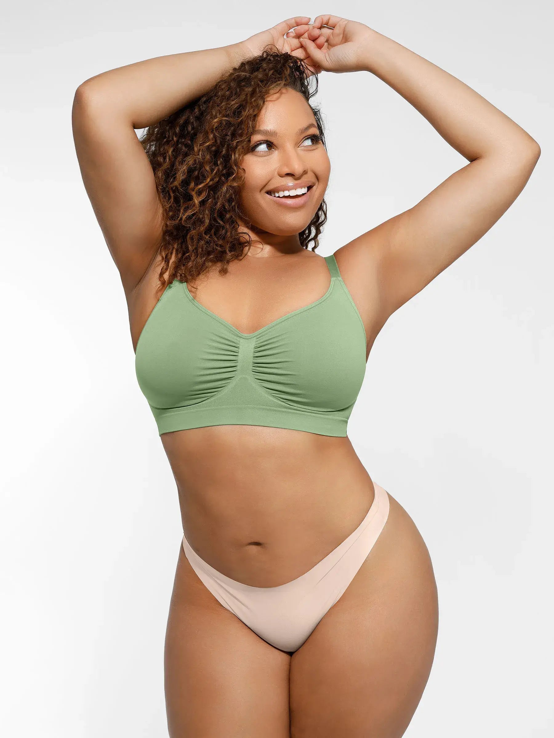 Cernoa Everyday Wireless Bra Unlined Soft Bra