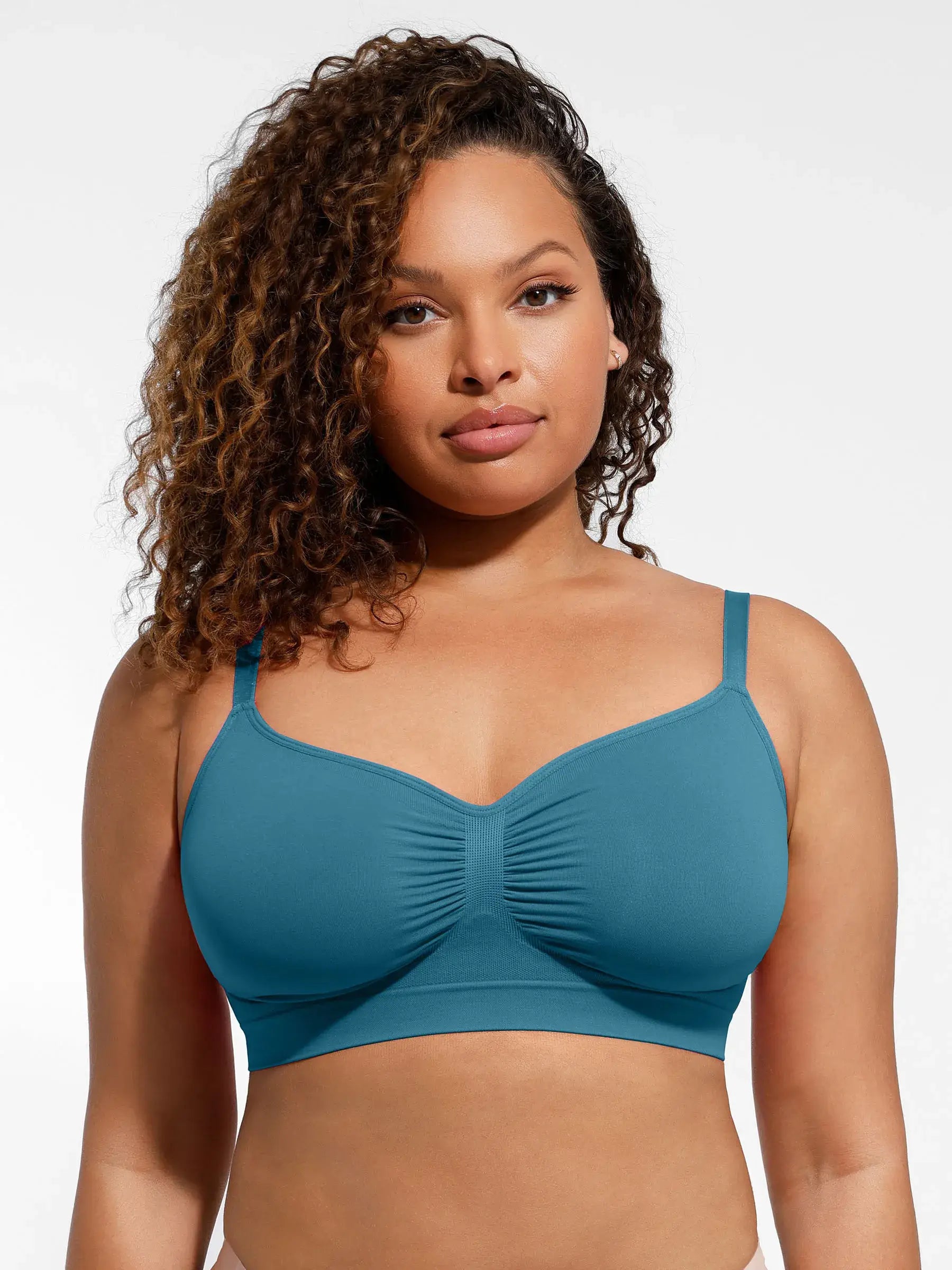 Cernoa Everyday Wireless Bra Unlined Soft Bra