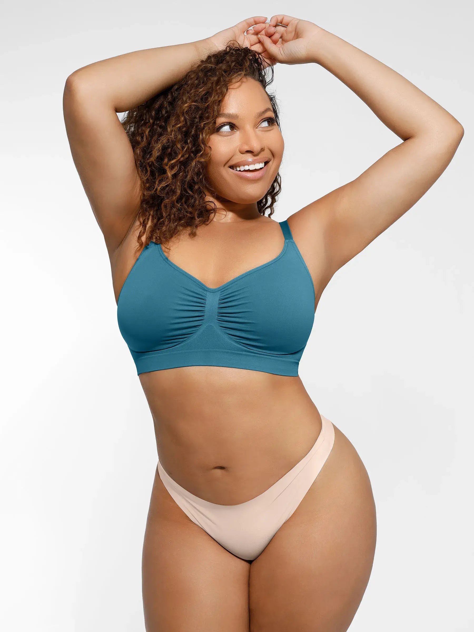 Cernoa Everyday Wireless Bra Unlined Soft Bra