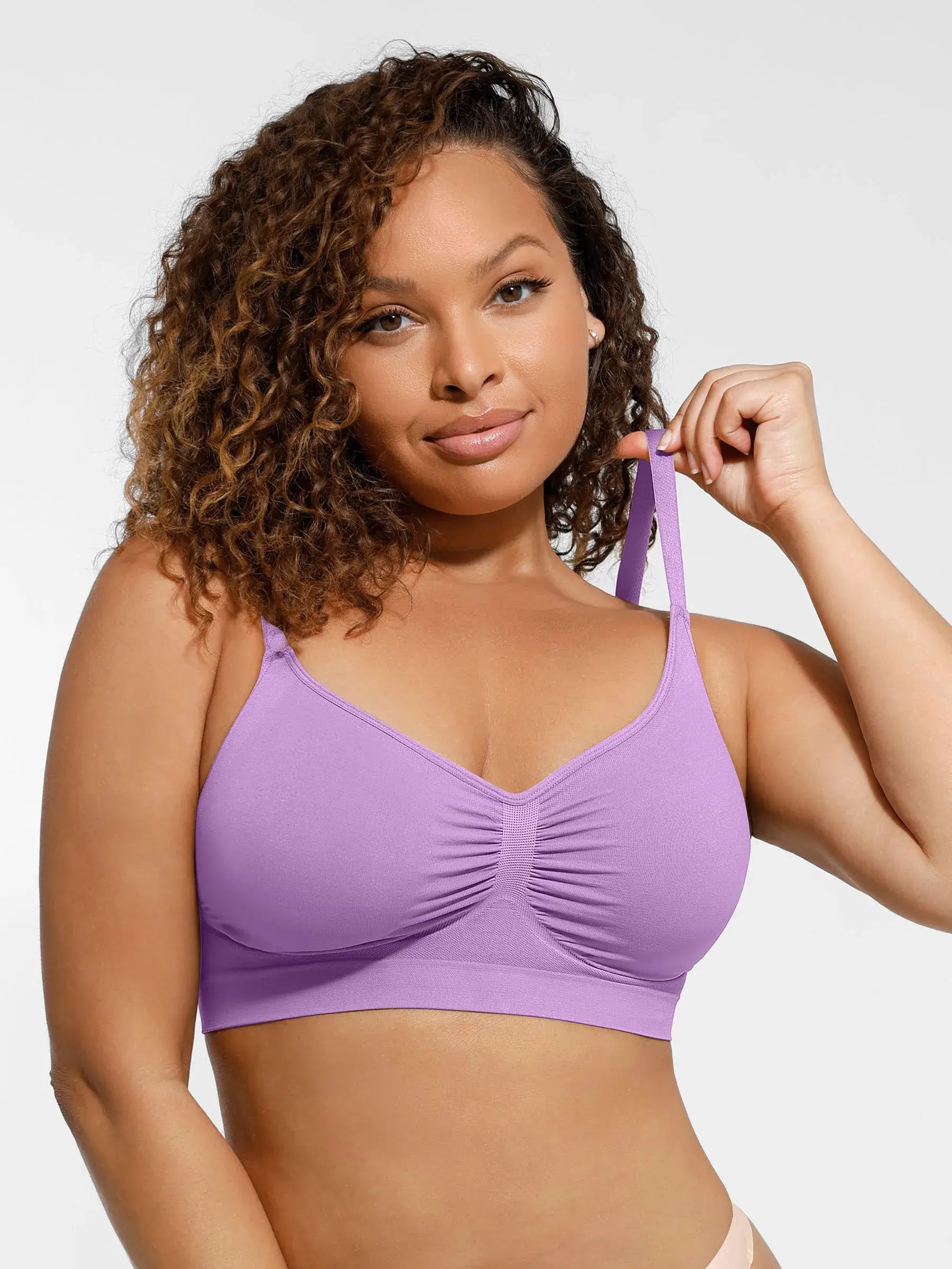 Cernoa Everyday Wireless Bra Unlined Soft Bra