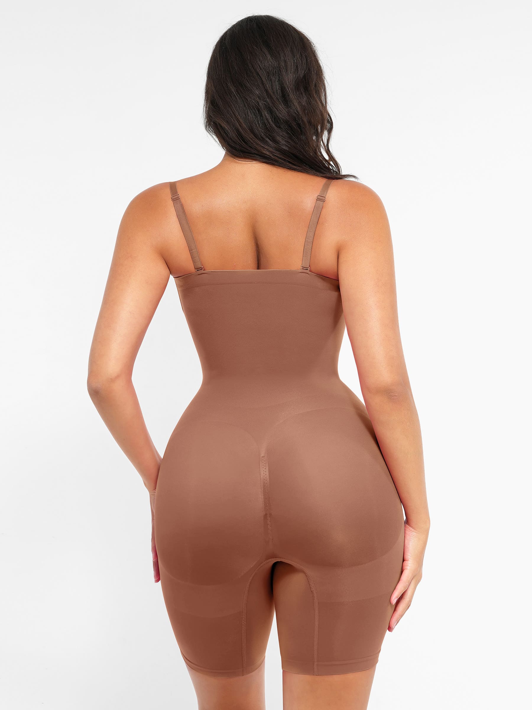Feelingirl Strapless Seamless Bodysuit with Removable Straps