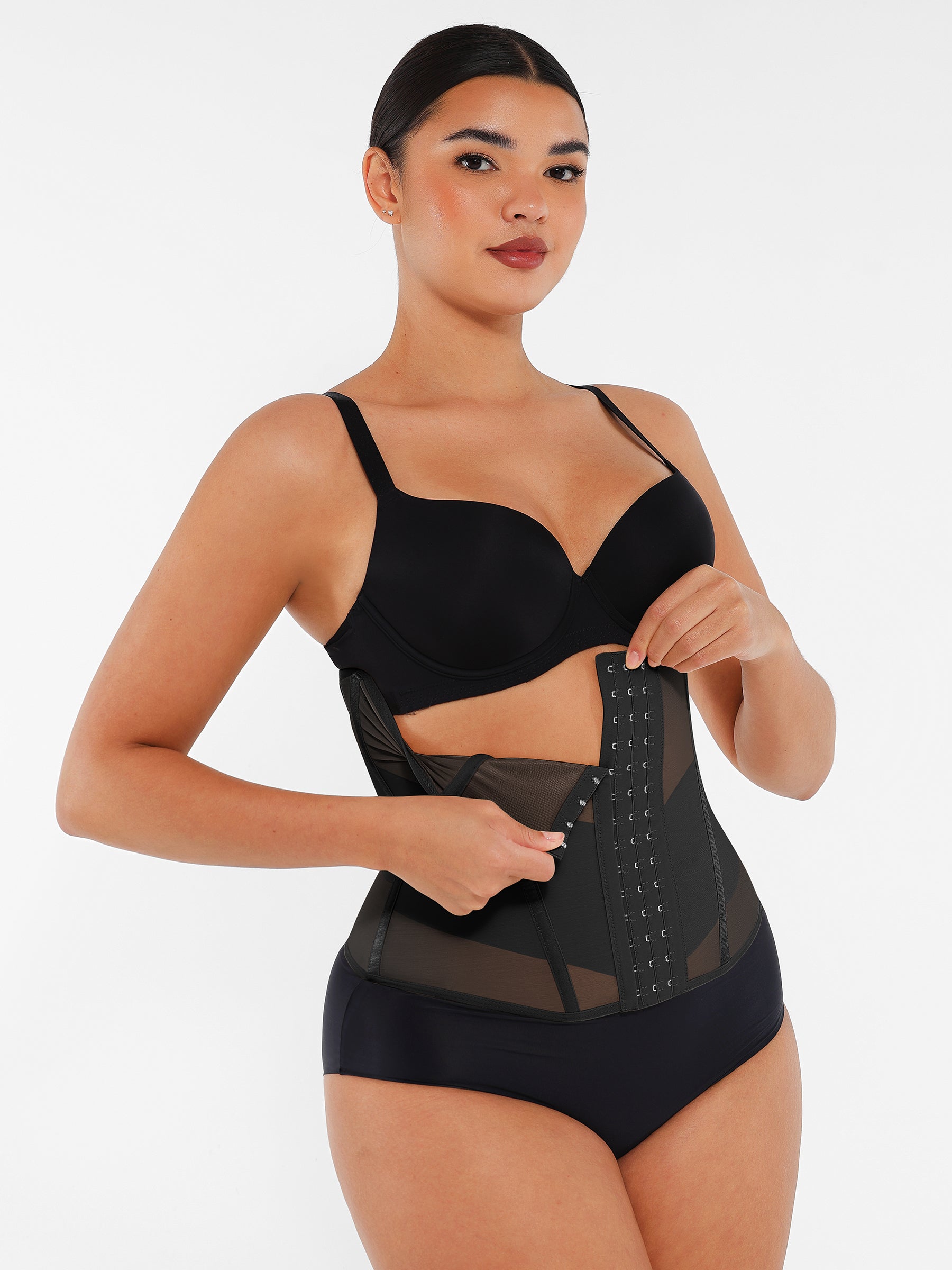 Feelingirl Women Waist Trainer Belt High Waisted Tummy Control Shapewear