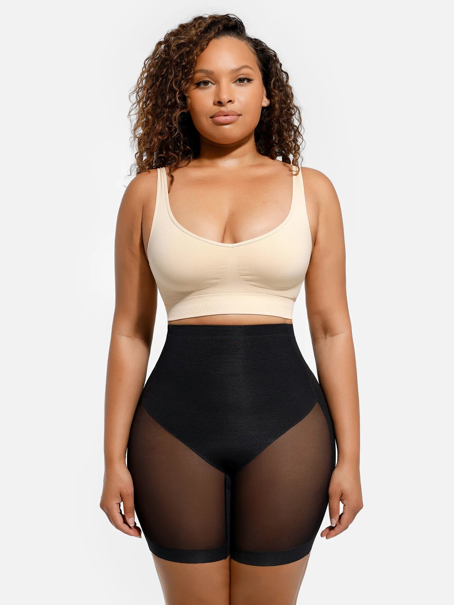 Feelingirl MeshSmooth Slimming Waist Shorts