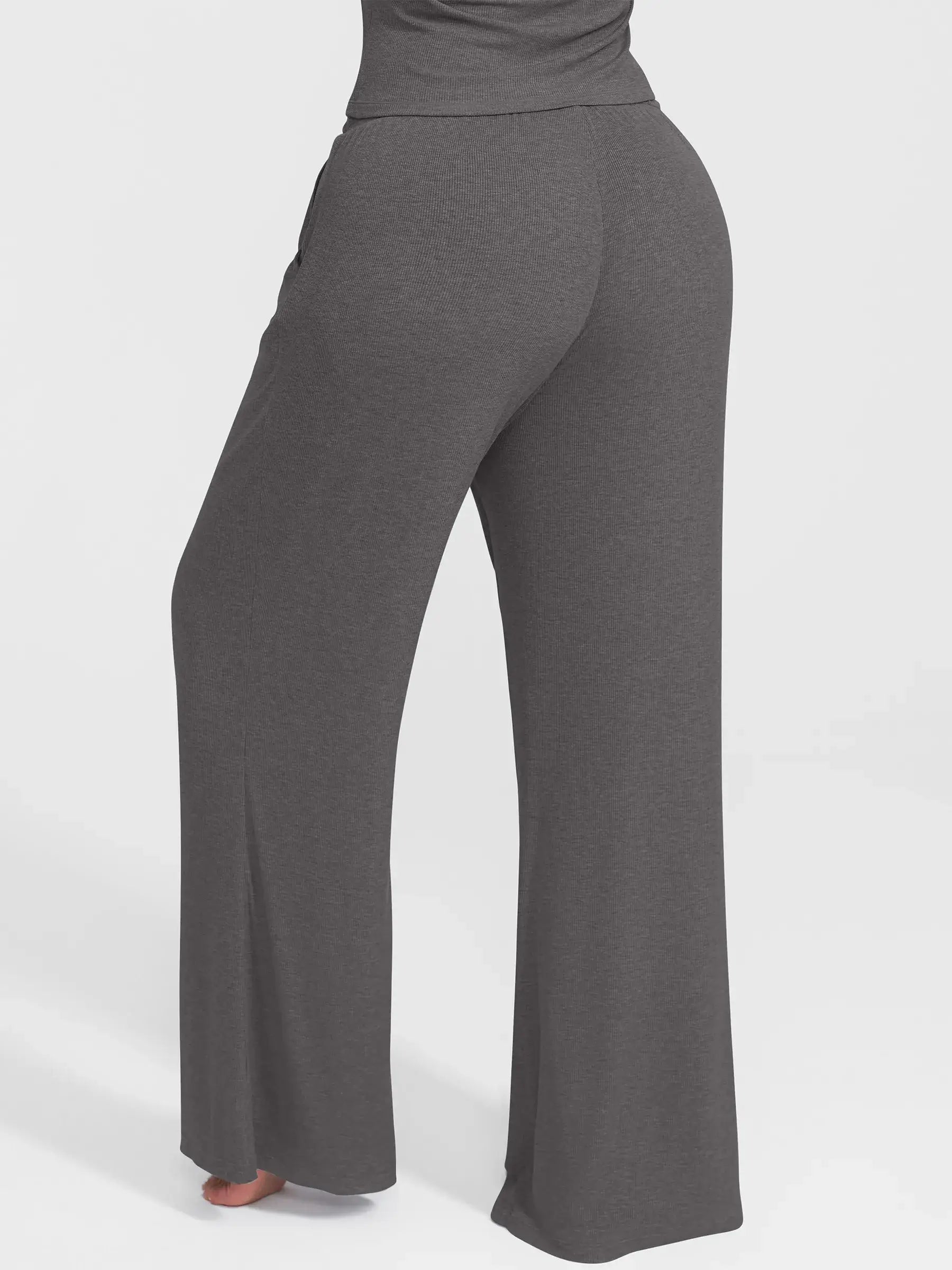 Feelingirl Breathable Ribbed Lounge Pants