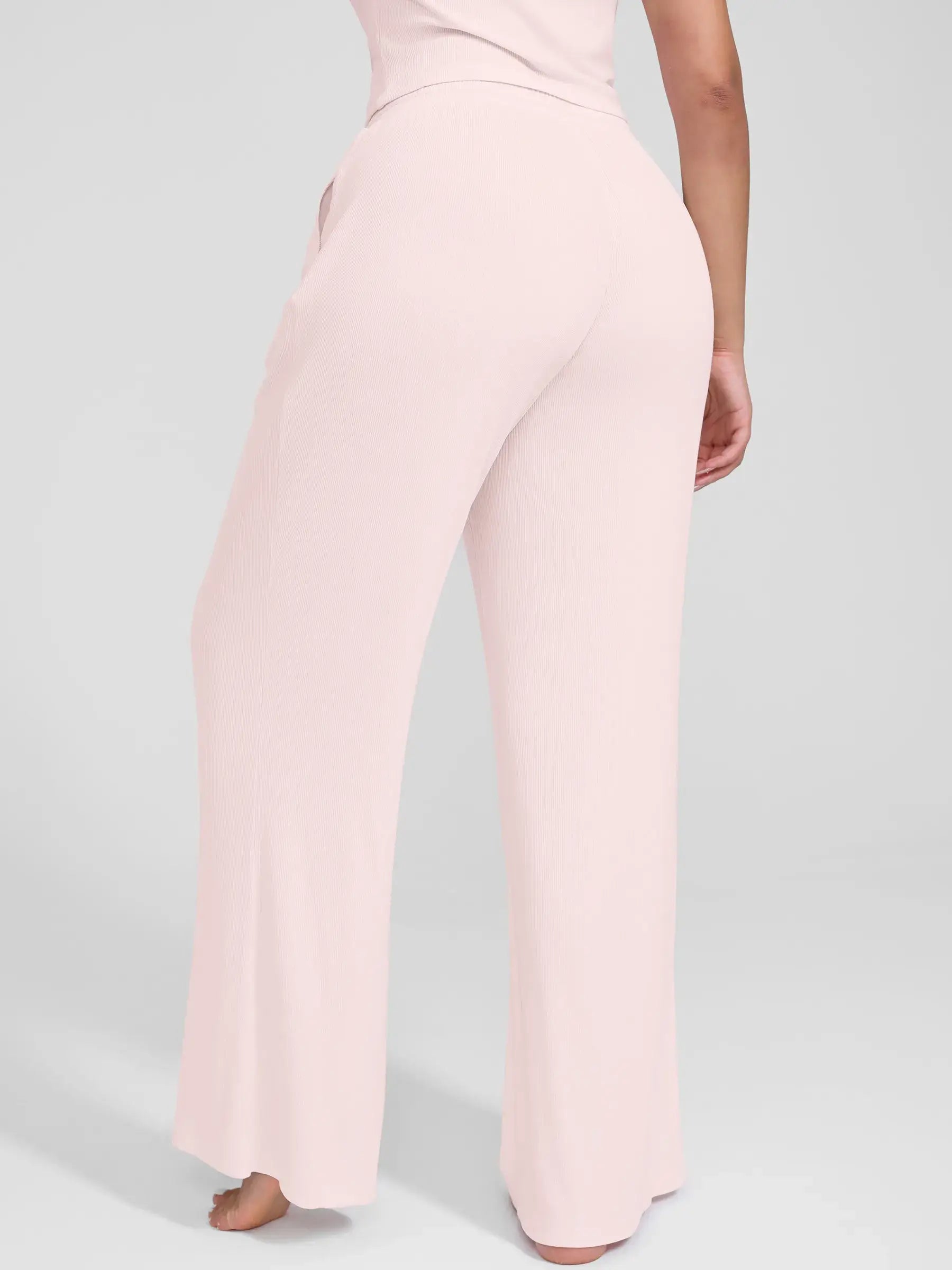 Feelingirl Breathable Ribbed Lounge Pants