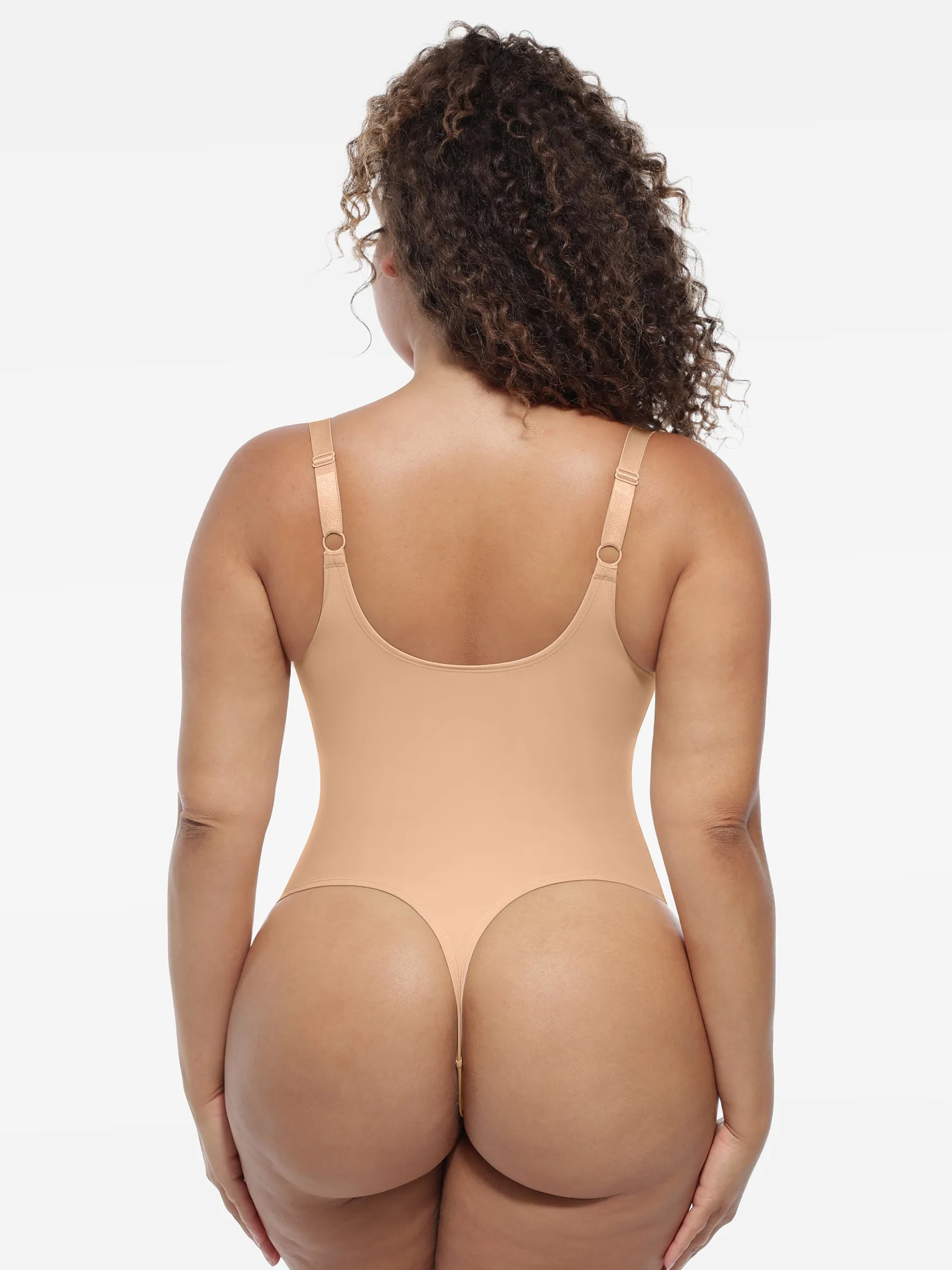 Feelingirl Deep V-Neck Shapewear Bodysuit