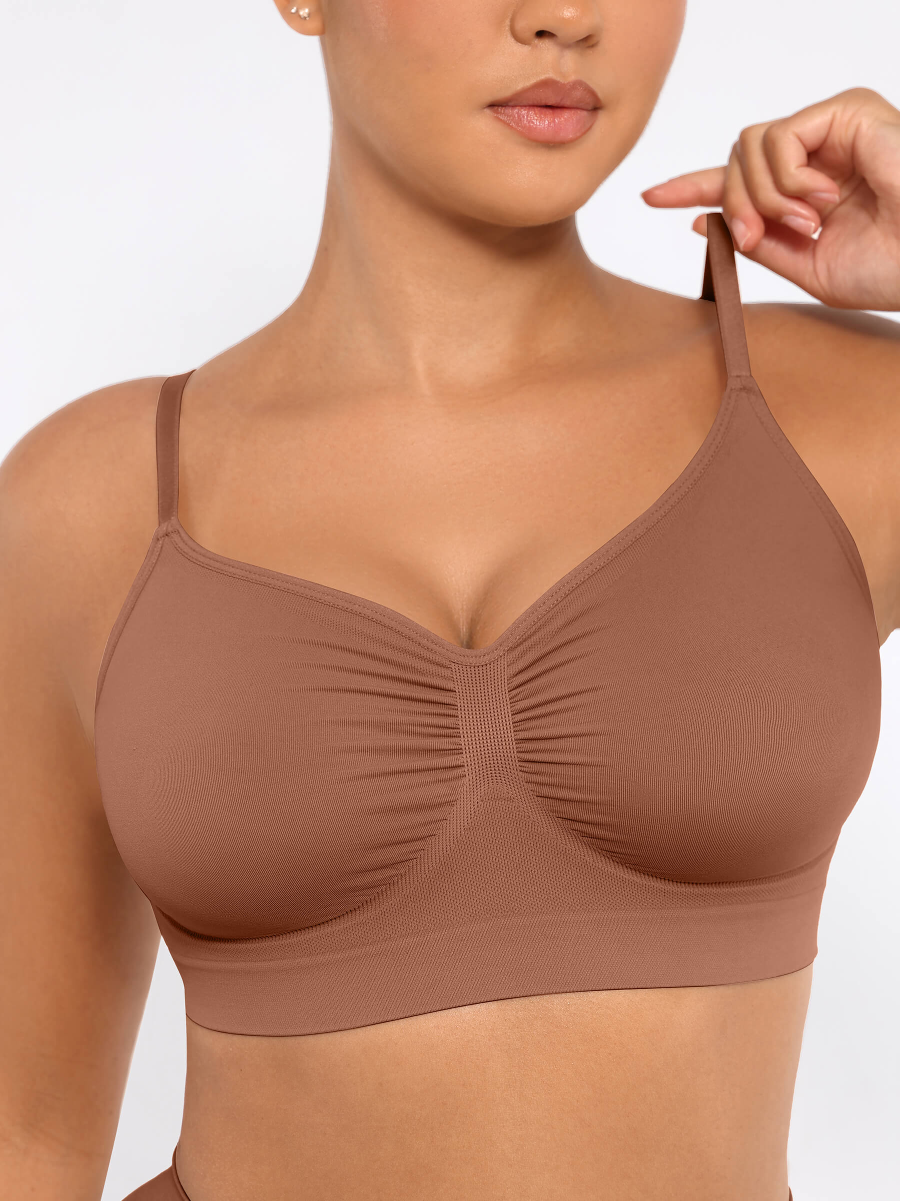 Feelingirl Wireless Bra & Seamless Tummy Control Brief Set