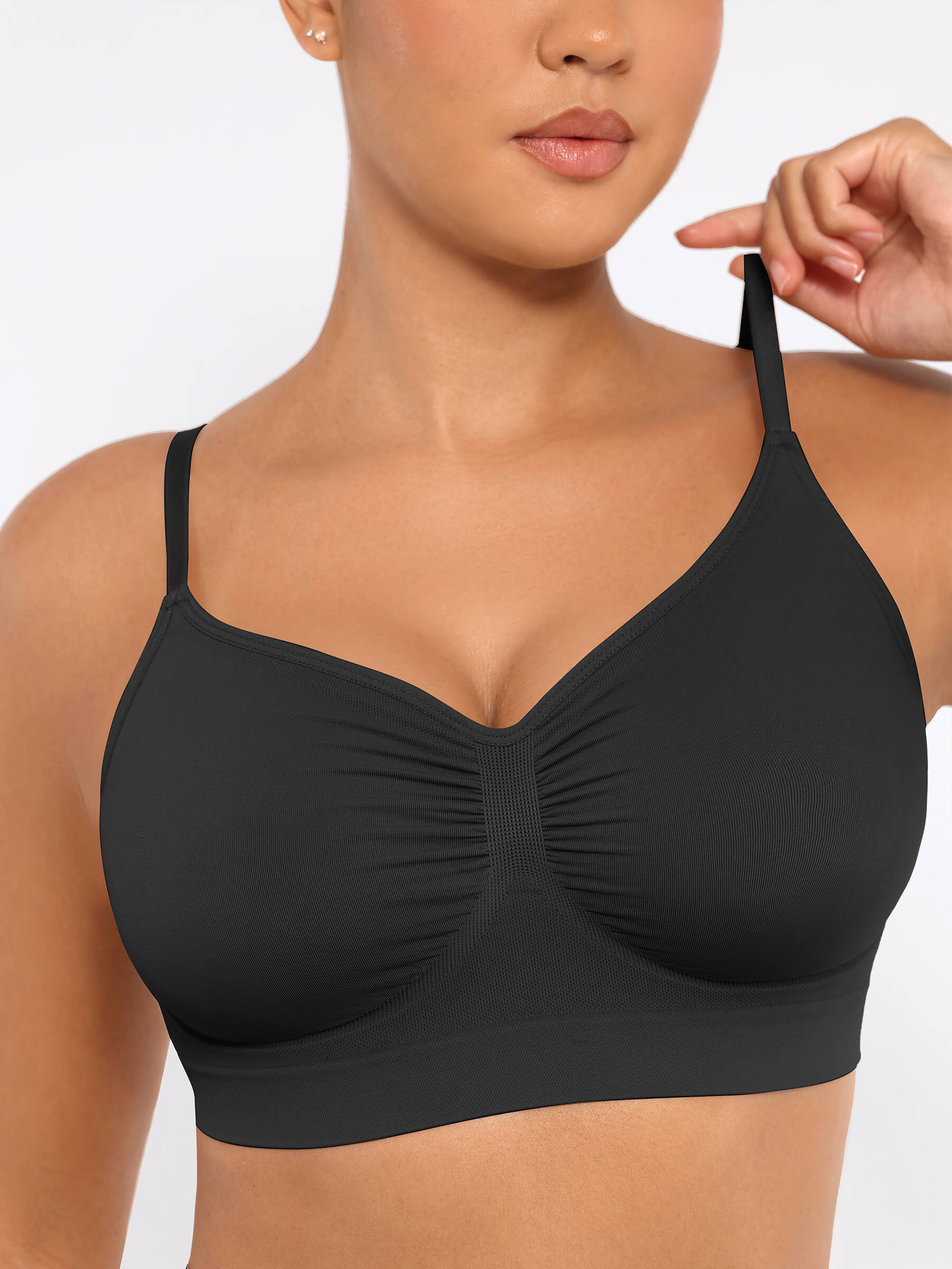 Feelingirl 3-Pack Seamless Smooth Wireless Bra Bundle