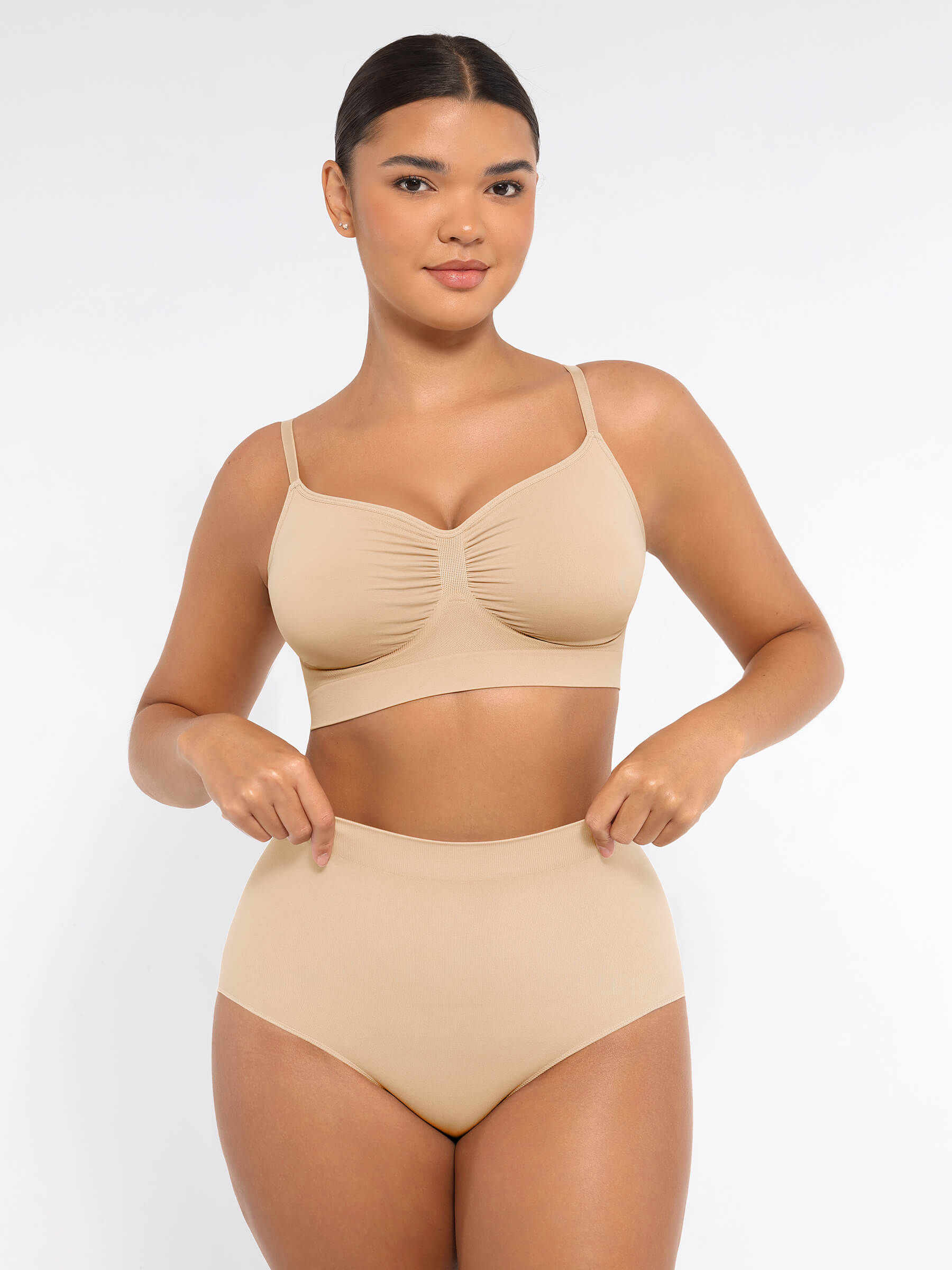 Feelingirl 3-Pack Seamless Smooth Wireless Bra Bundle