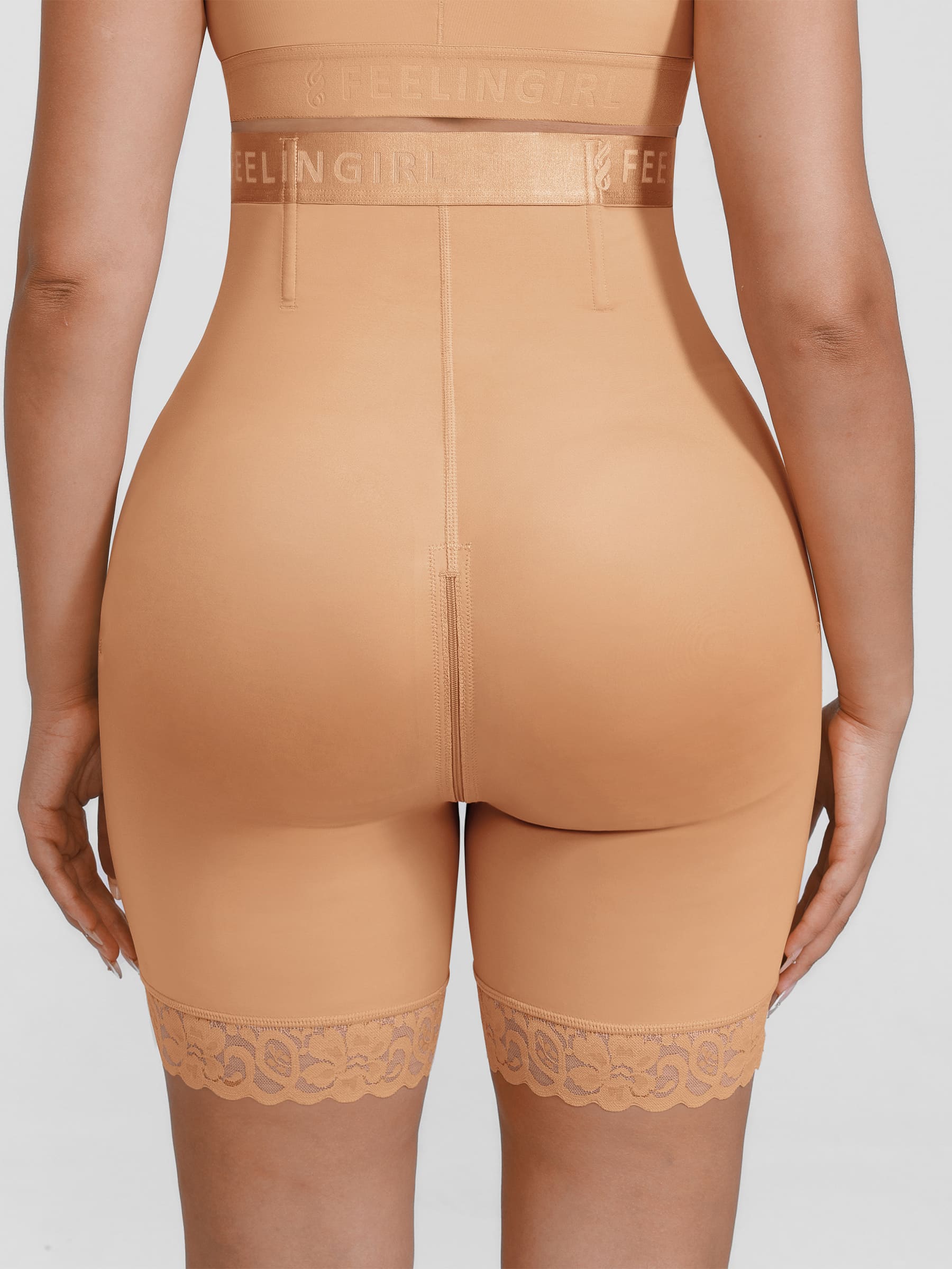 Feelingirl Steel-Boned High-Waist Shaper