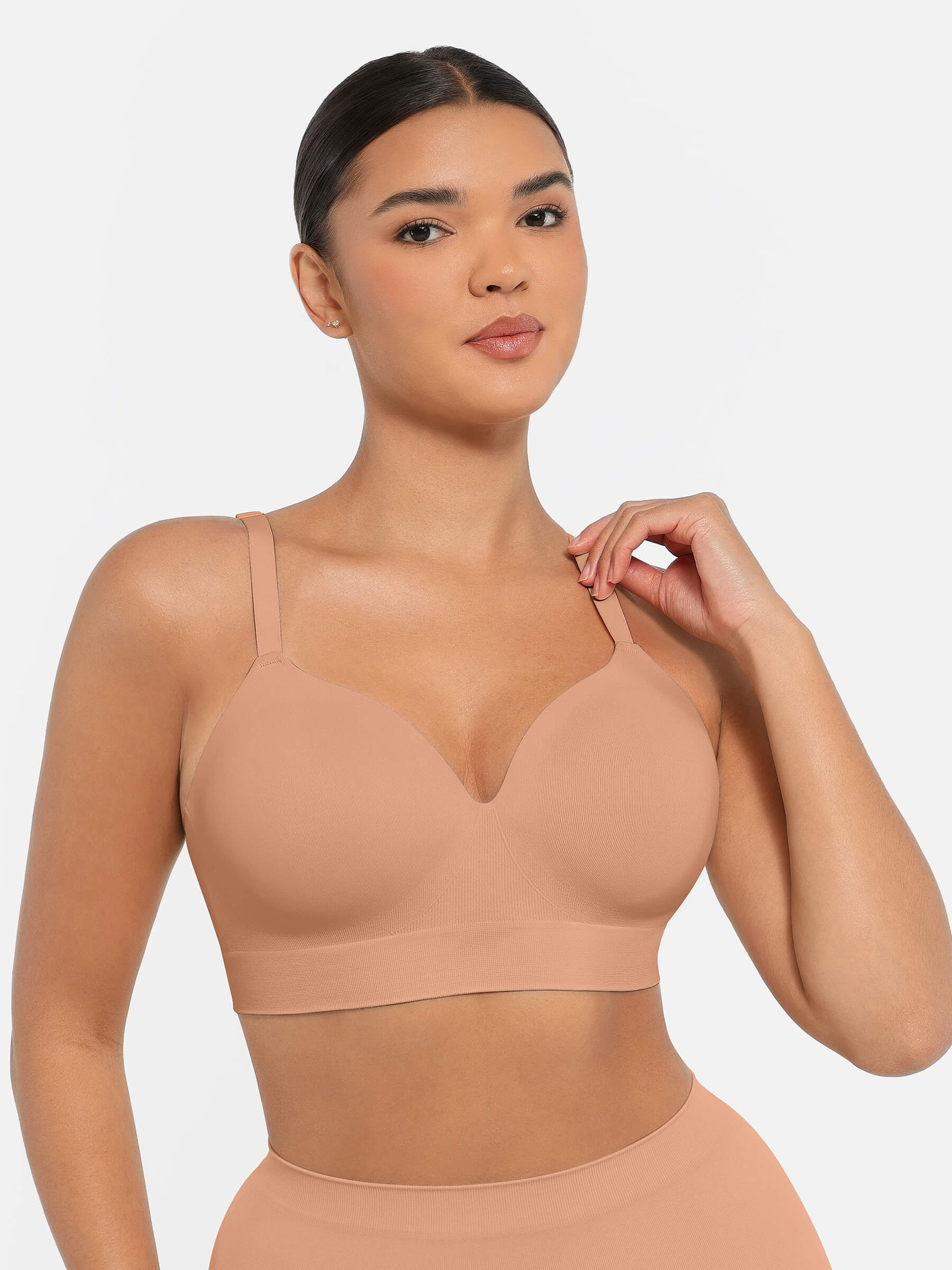Feelingirl 1 Push-Up Seamless Bra + 1 Smooth Seamless Bra