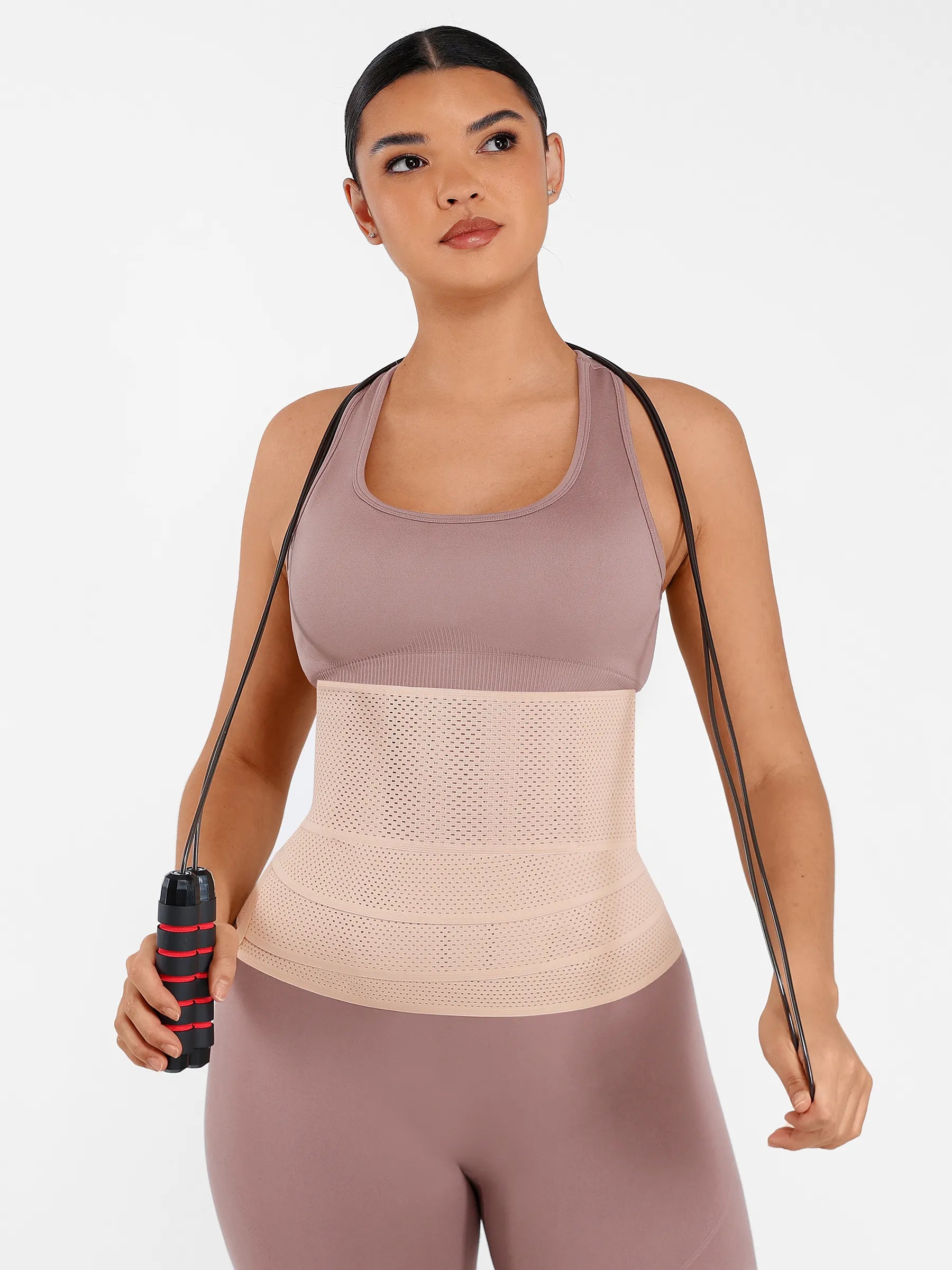 Feelingirl Elastic Waist Trainer Girdle Adjustable Slimming Belts