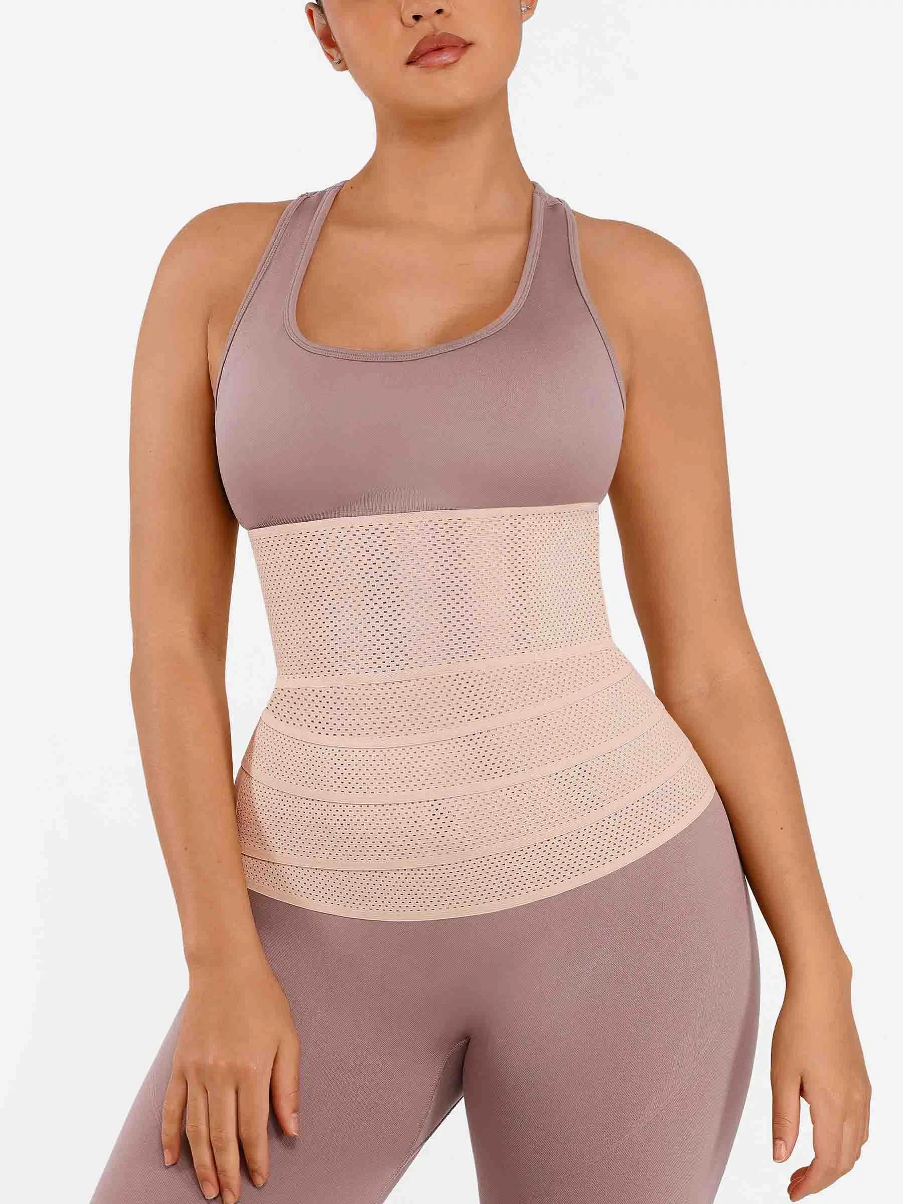 Feelingirl Elastic Waist Trainer Girdle Adjustable Slimming Belts