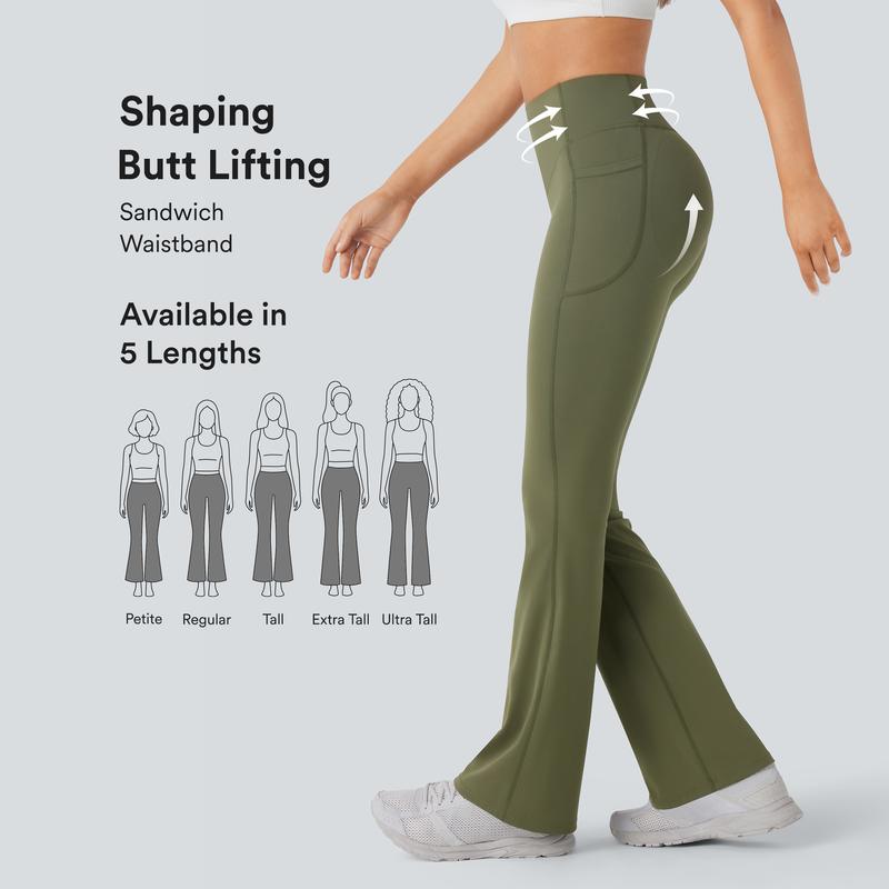 Sophia - High Waisted Bootcut Leggings with Tummy Control