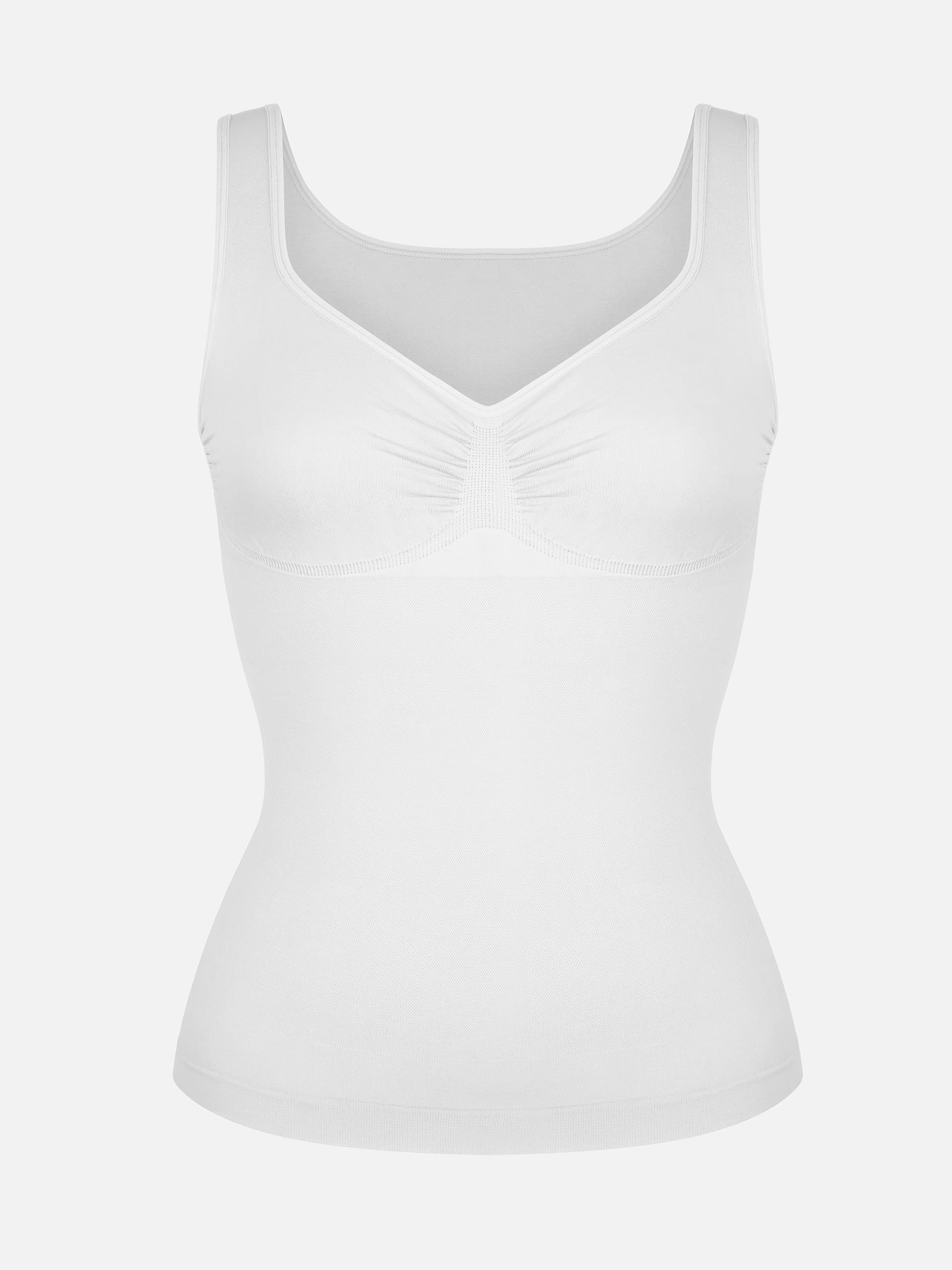 Feelingirl Bust Support Waist and Abdomen Control Shape  Wide Straps Tank Top