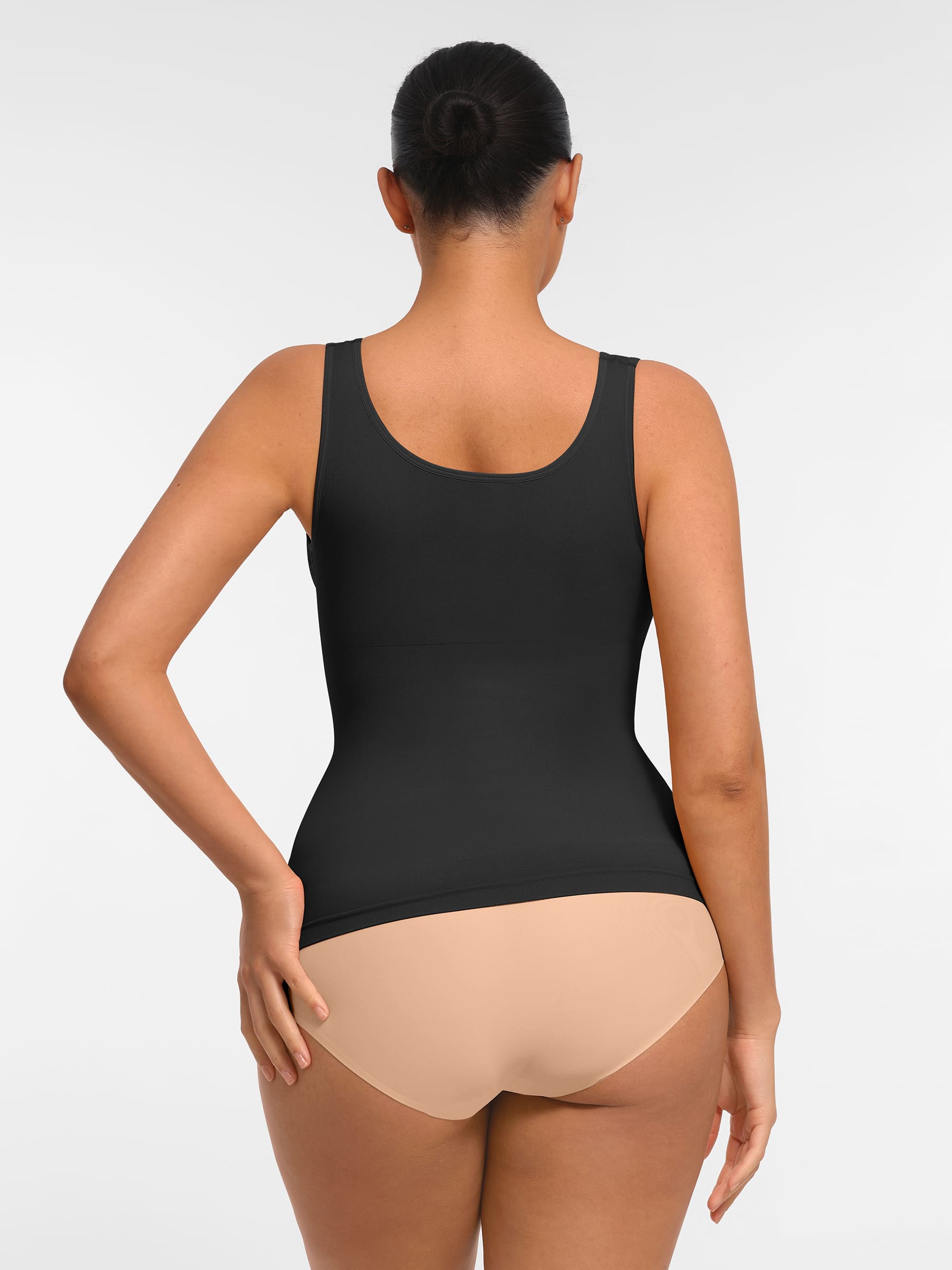 Feelingirl Bust Support Waist and Abdomen Control Shape  Wide Straps Tank Top