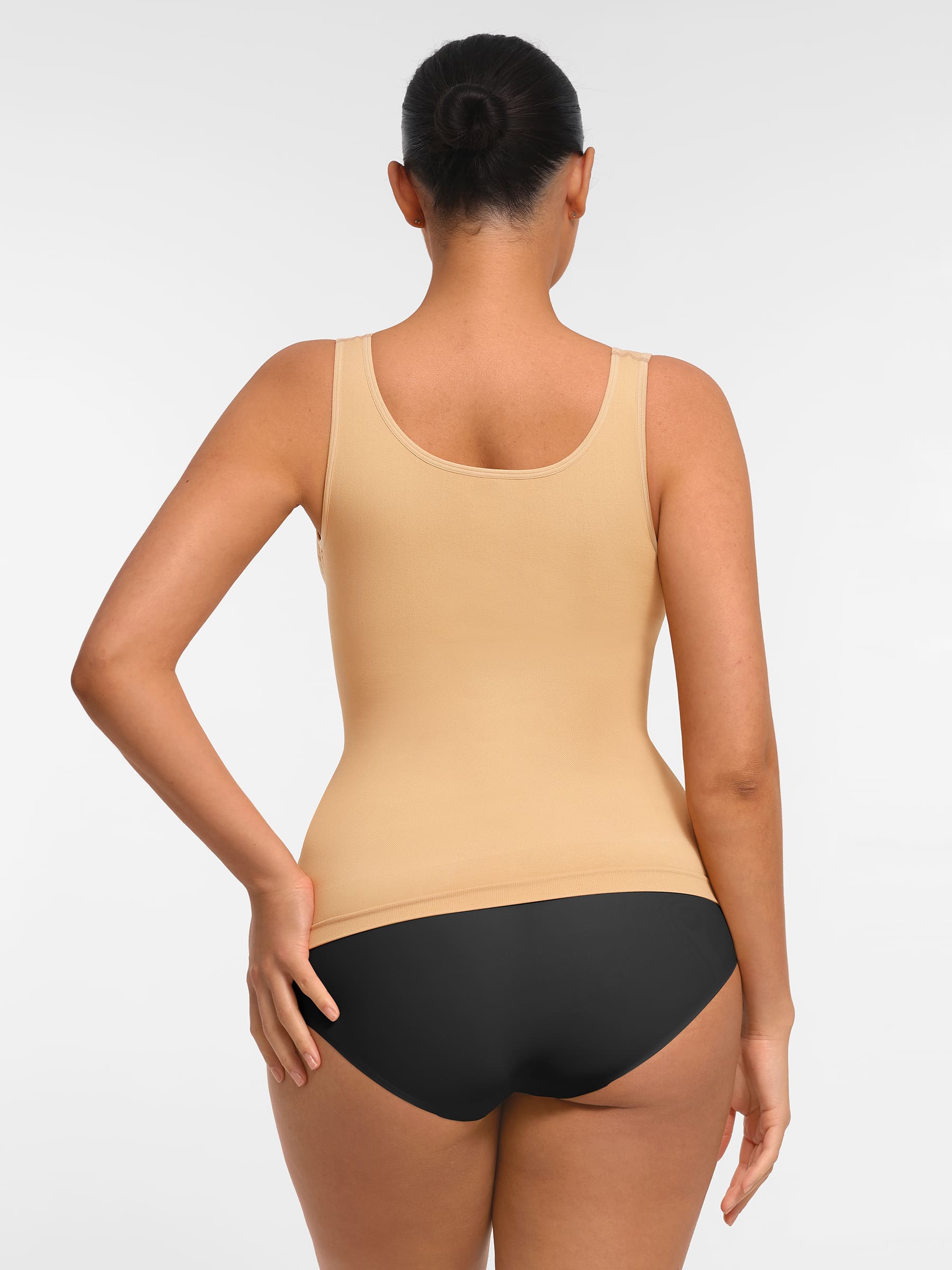 Feelingirl Bust Support Waist and Abdomen Control Shape  Wide Straps Tank Top