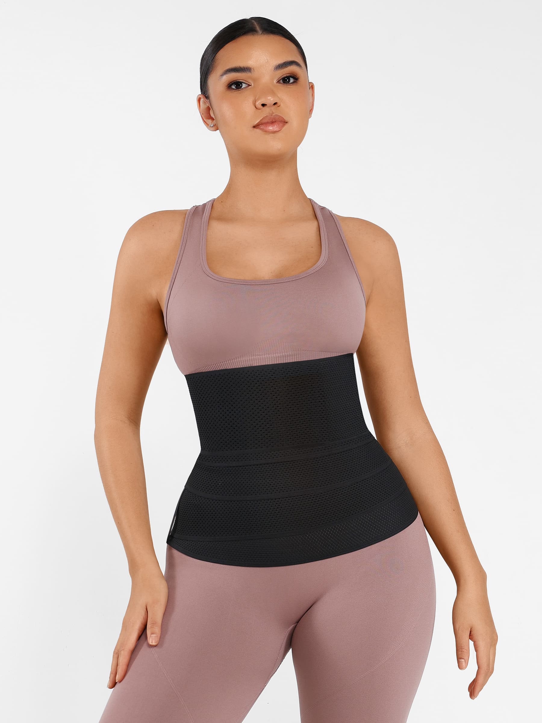 Feelingirl Elastic Waist Trainer Girdle Adjustable Slimming Belts