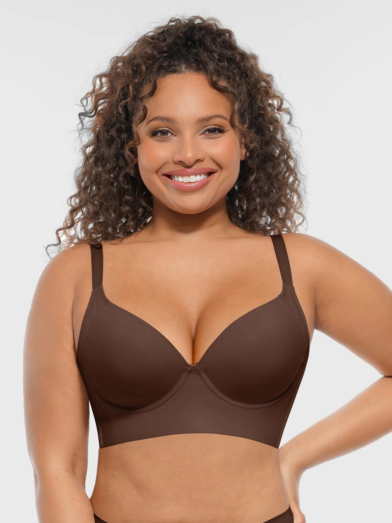 Feelingirl Full-Support Underwire Push-Up Bra