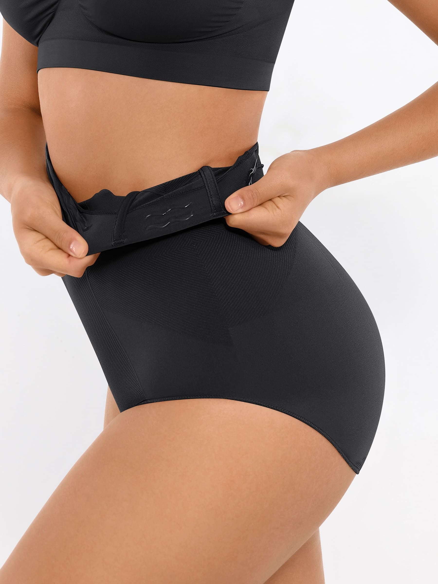 Feelingirl High-Waisted Tummy Control Seamless Shapewear Briefs