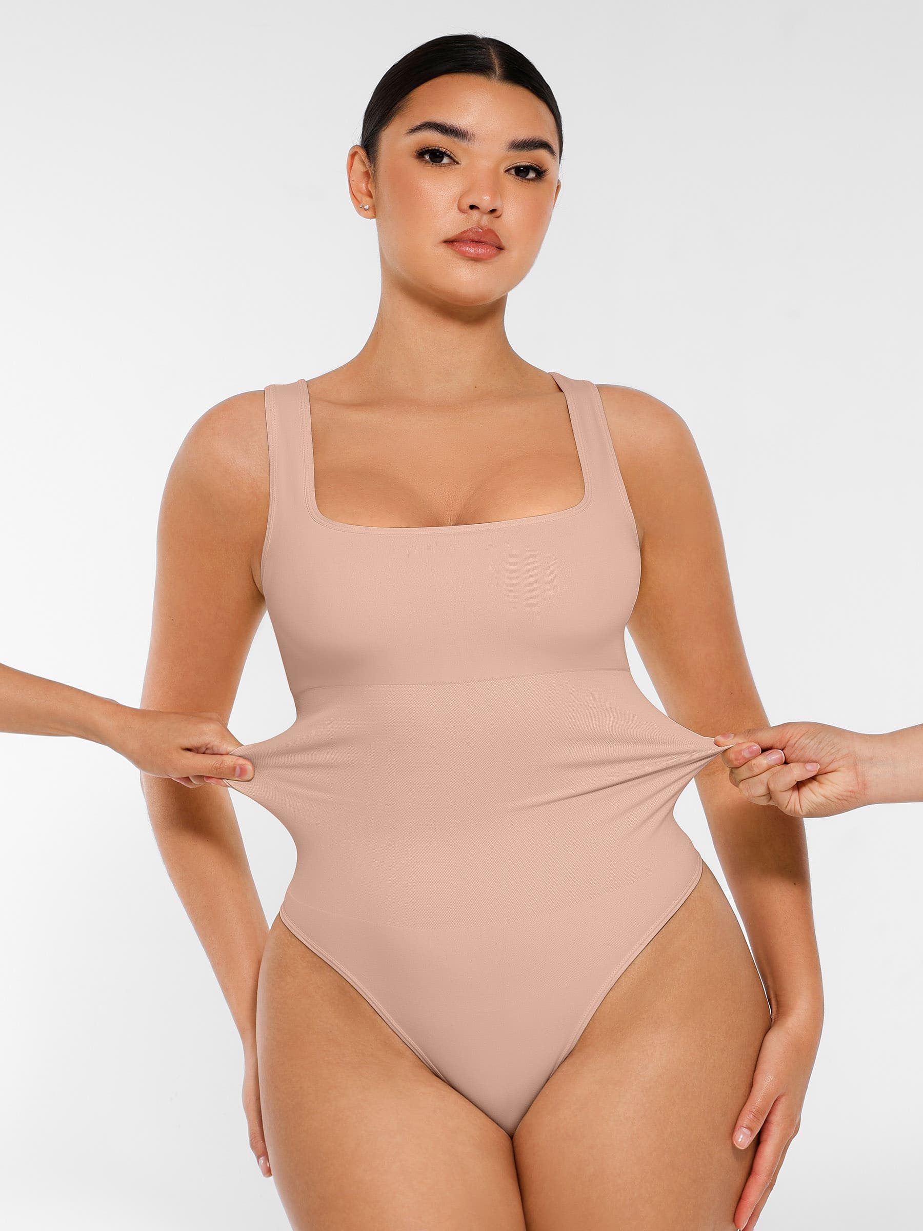 Feelingirl Seamless Shapewear Thong Bodysuit