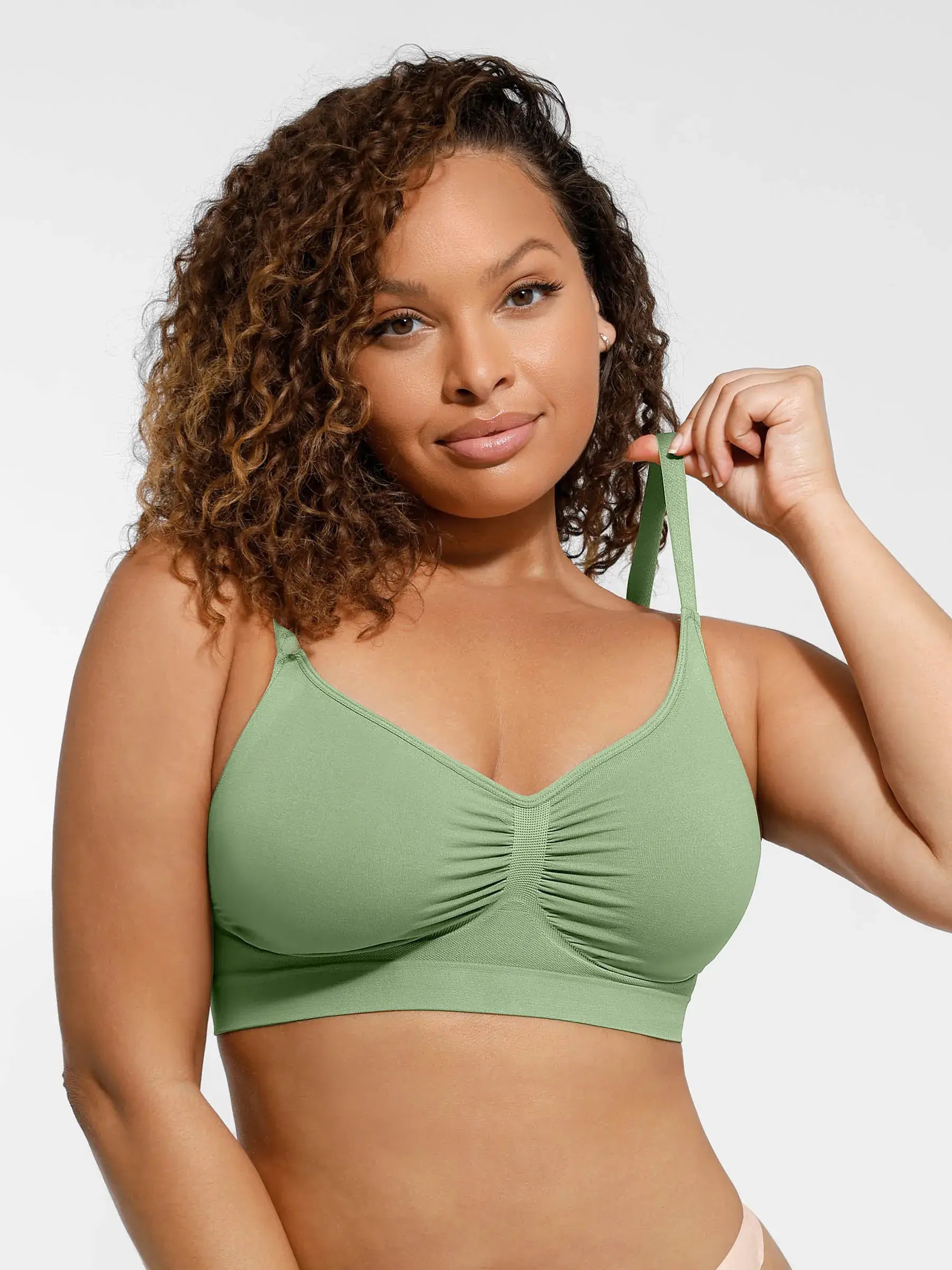 Cernoa Everyday Wireless Bra Unlined Soft Bra