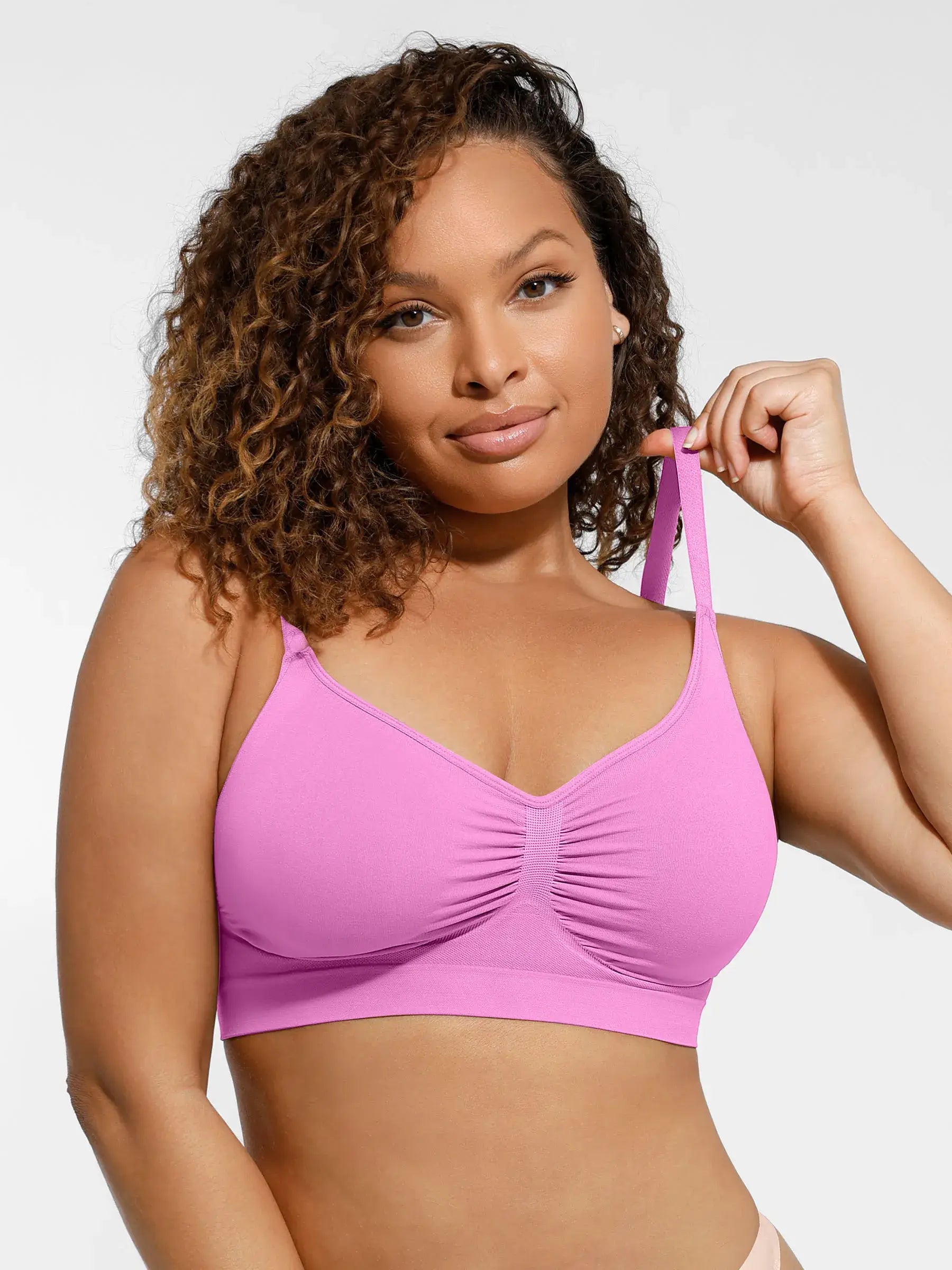 Cernoa Everyday Wireless Bra Unlined Soft Bra