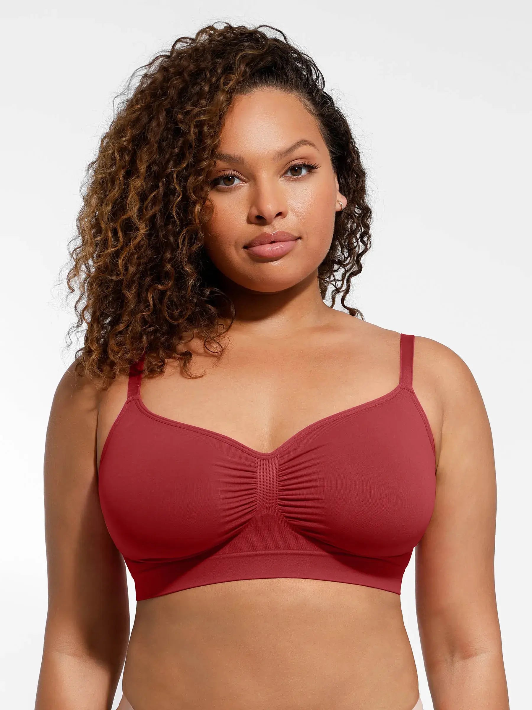 Cernoa Everyday Wireless Bra Unlined Soft Bra