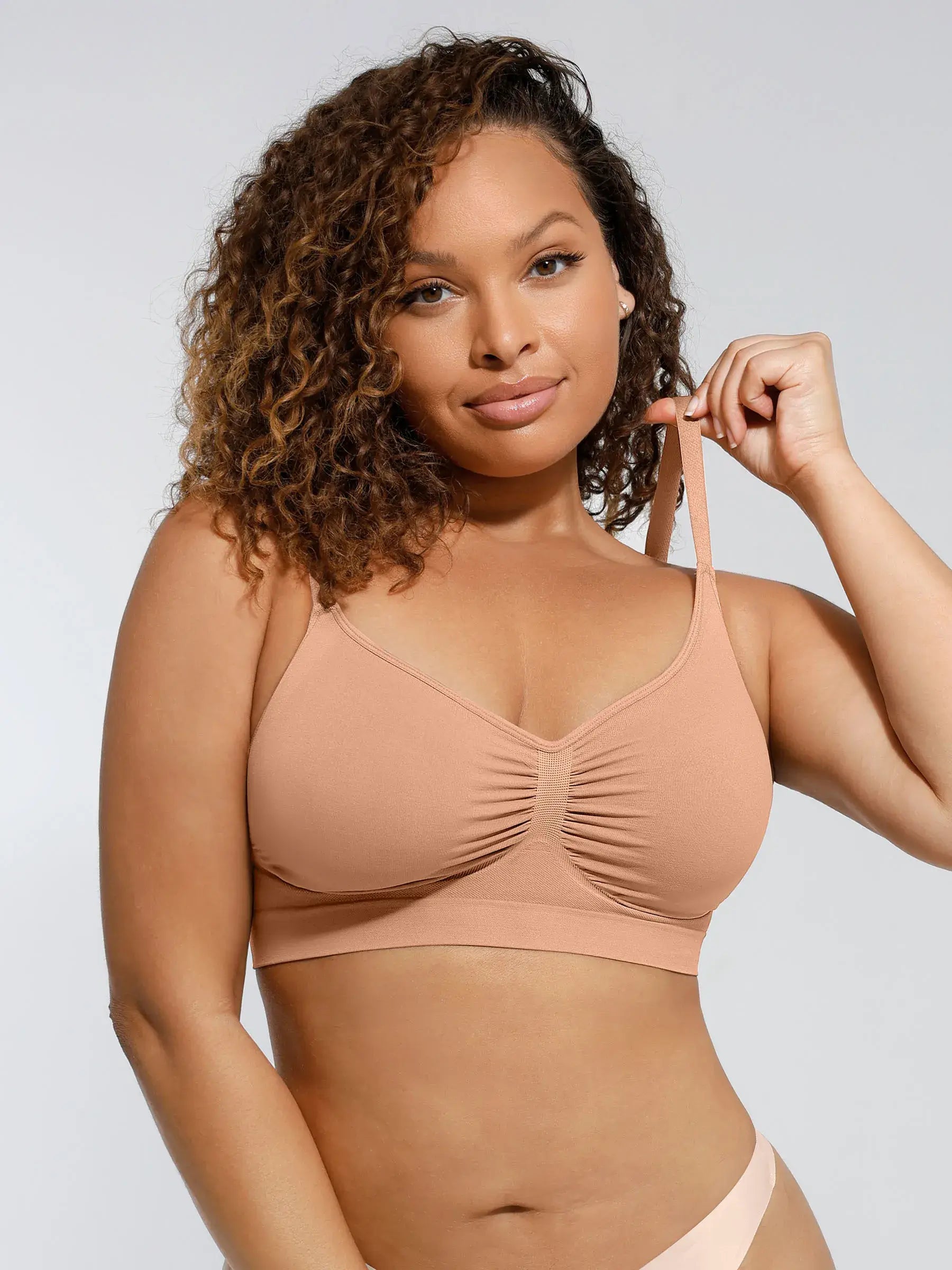 Cernoa Everyday Wireless Bra Unlined Soft Bra