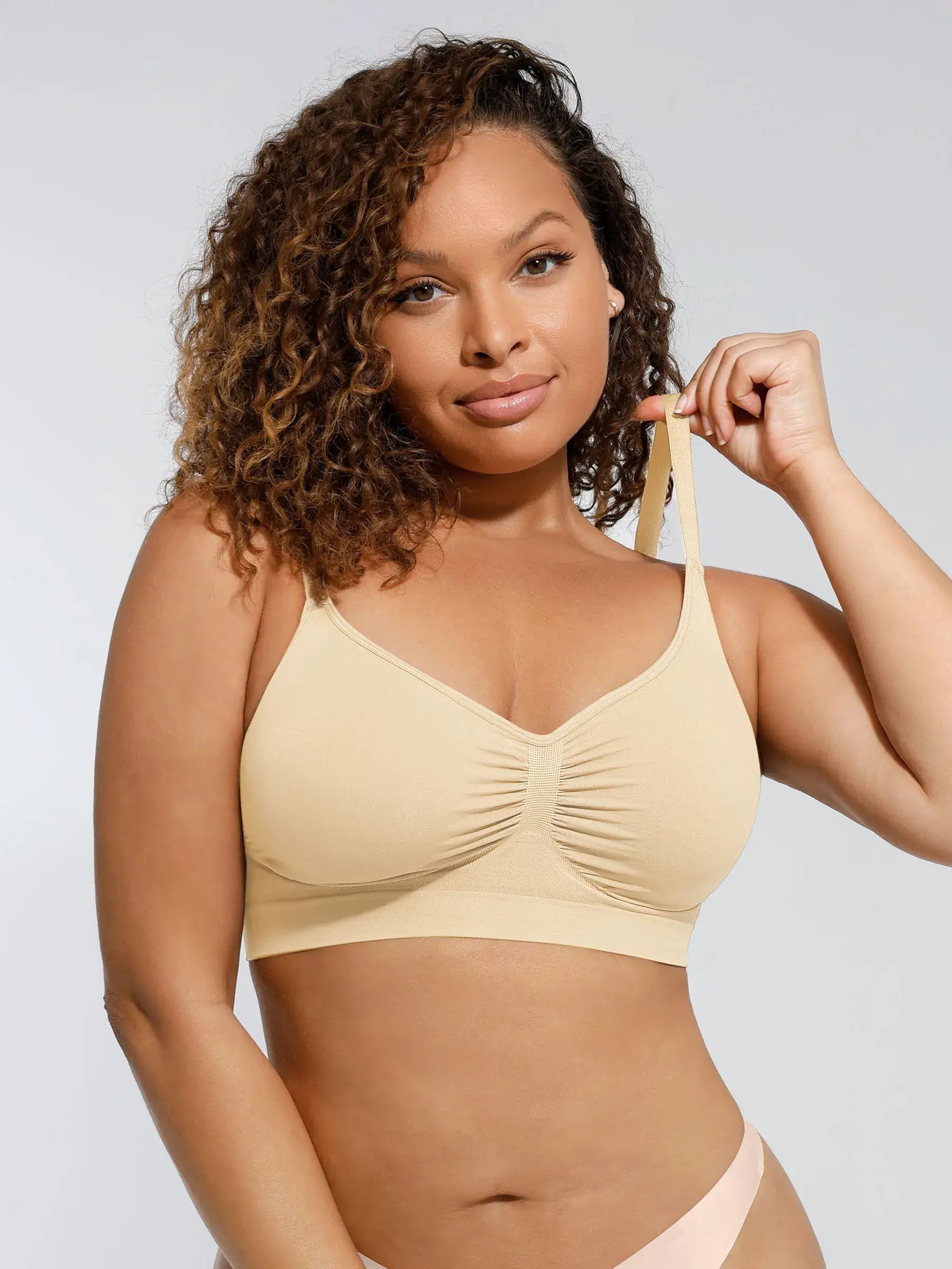 Cernoa Everyday Wireless Bra Unlined Soft Bra