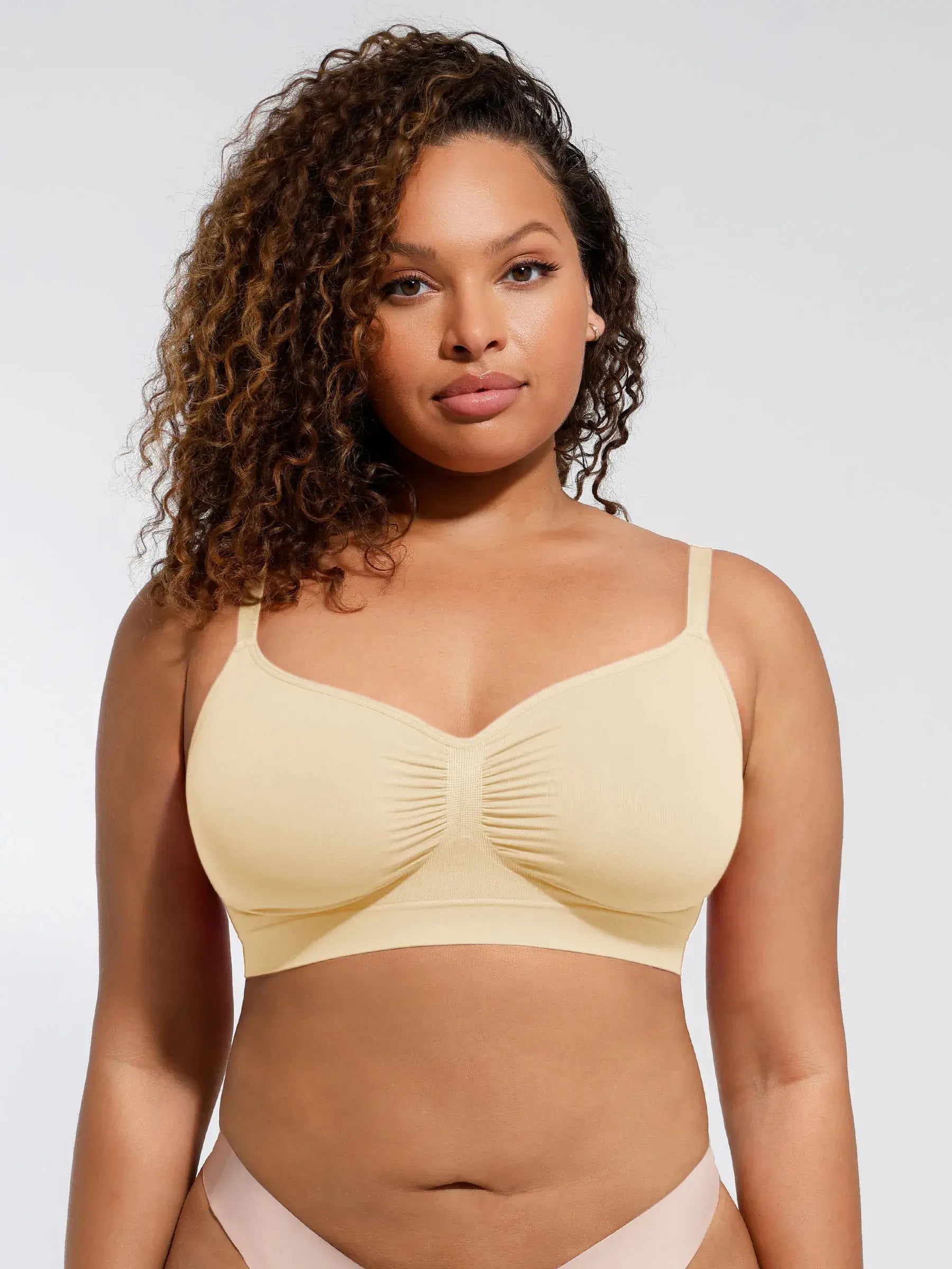 Cernoa Everyday Wireless Bra Unlined Soft Bra