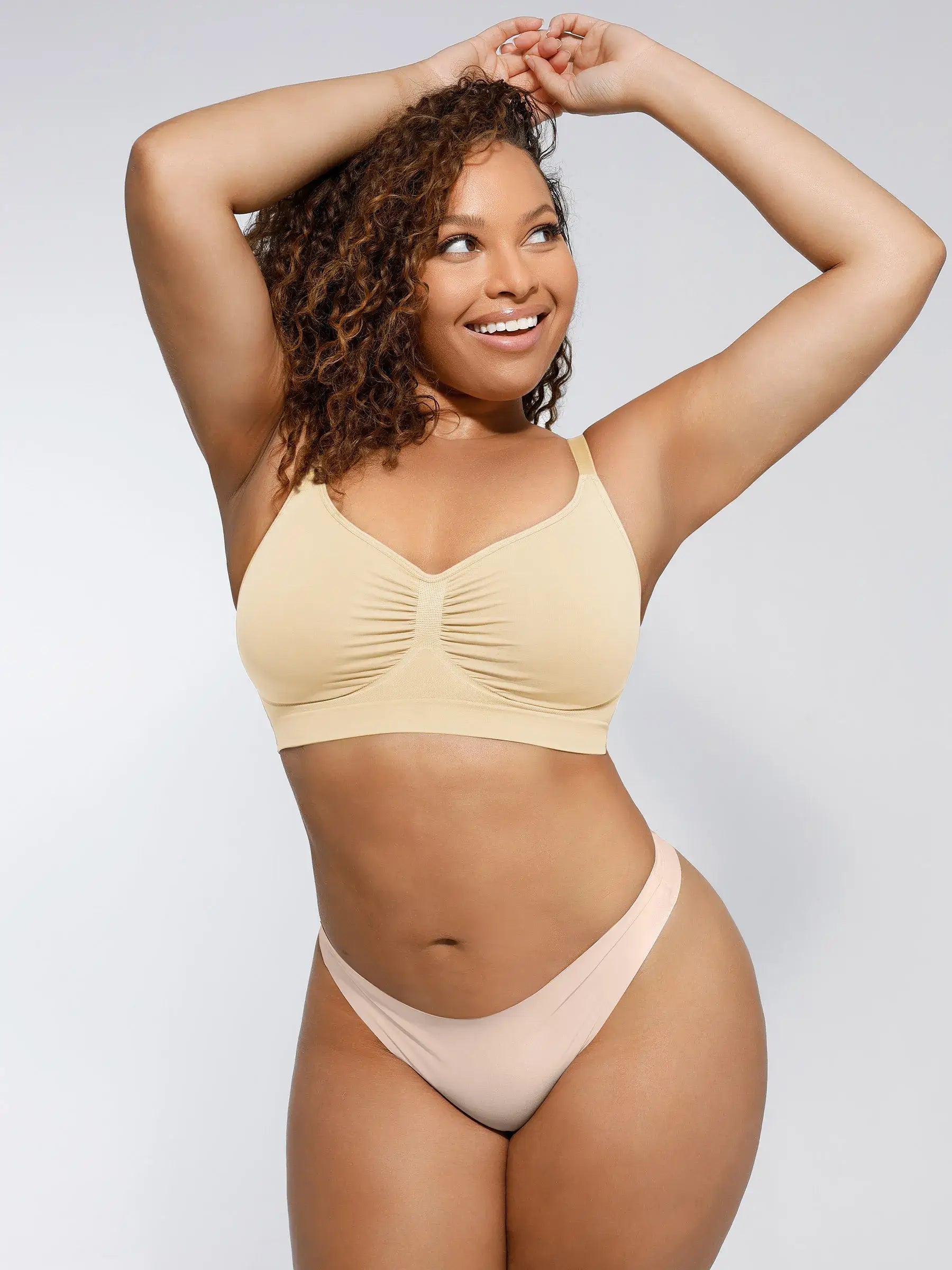 Cernoa Everyday Wireless Bra Unlined Soft Bra
