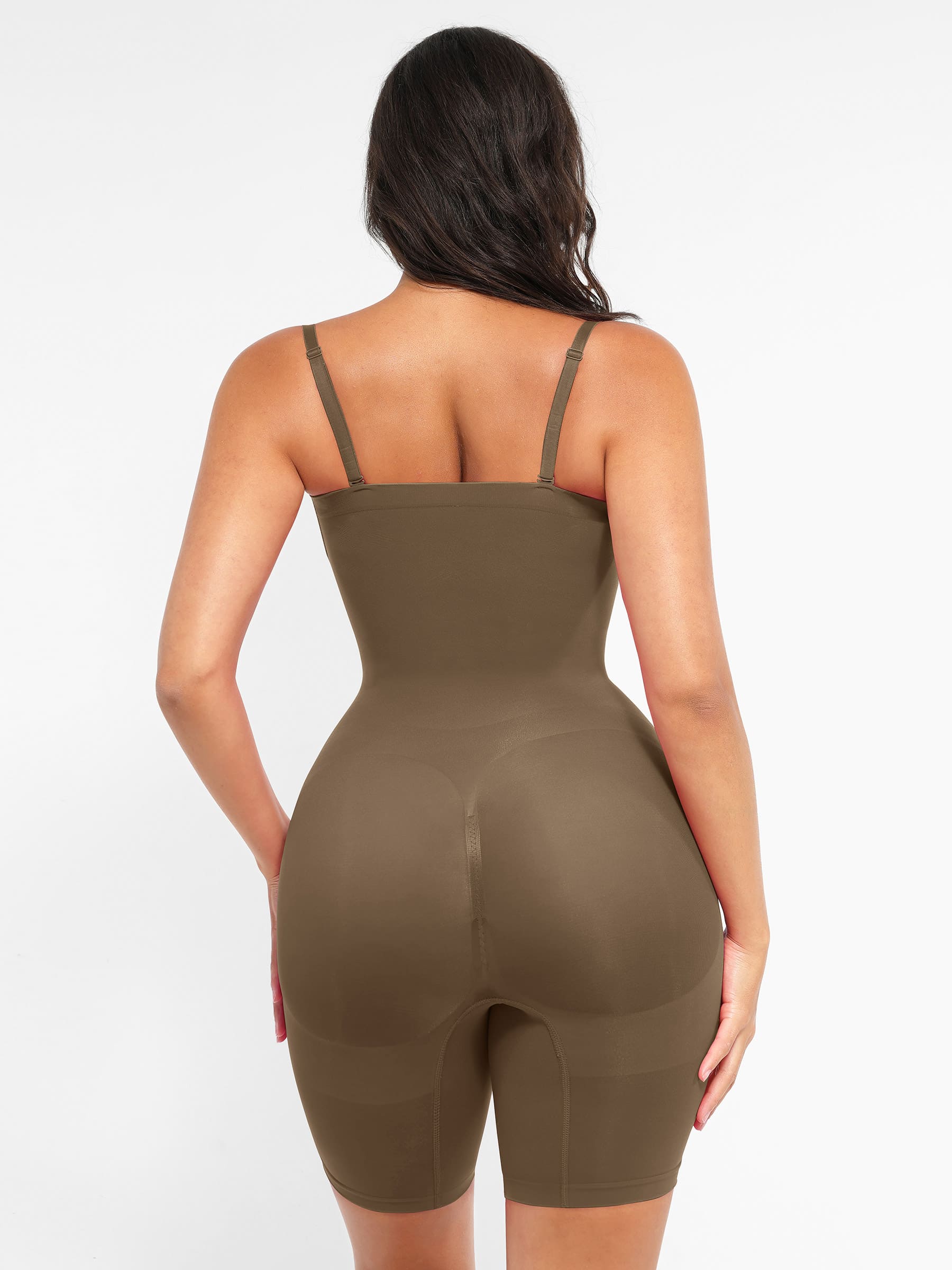 Feelingirl Strapless Seamless Bodysuit with Removable Straps