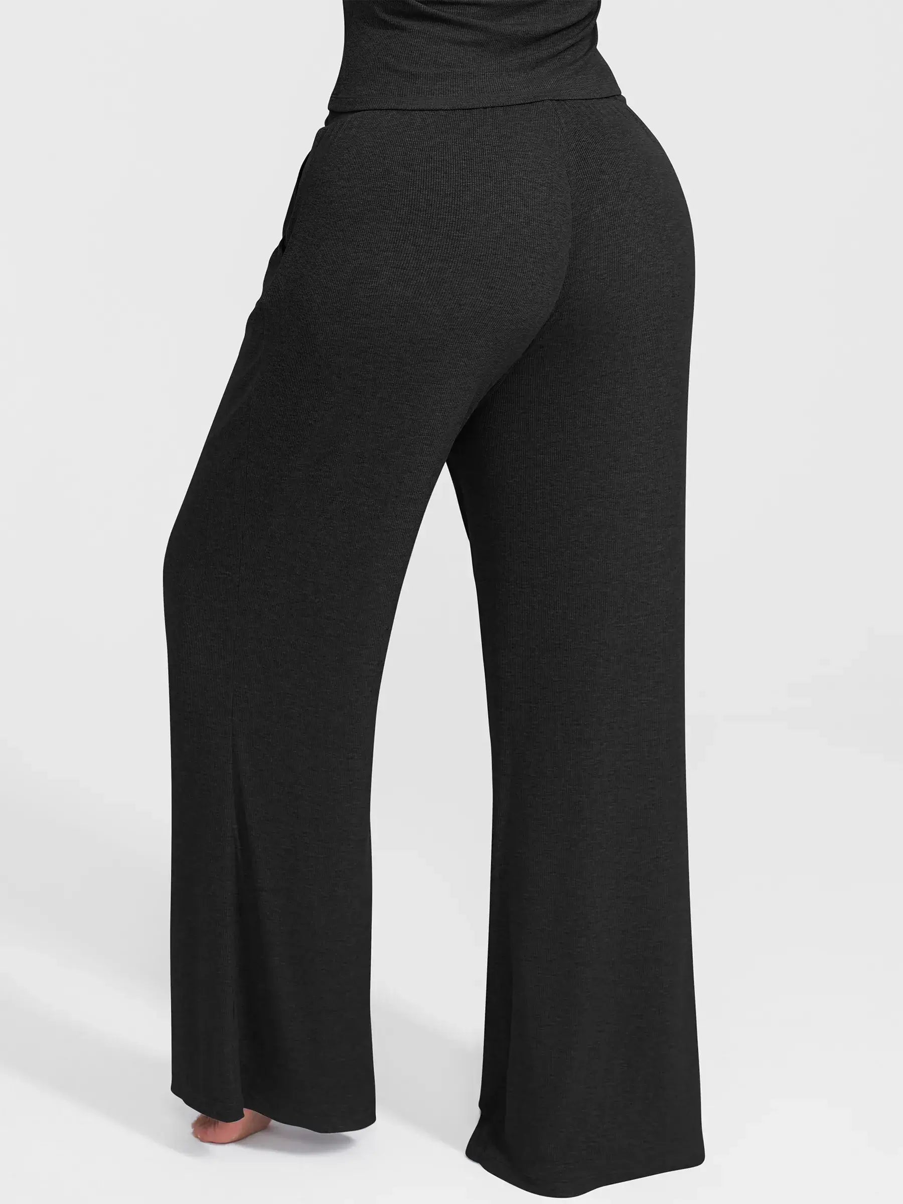 Feelingirl Breathable Ribbed Lounge Pants