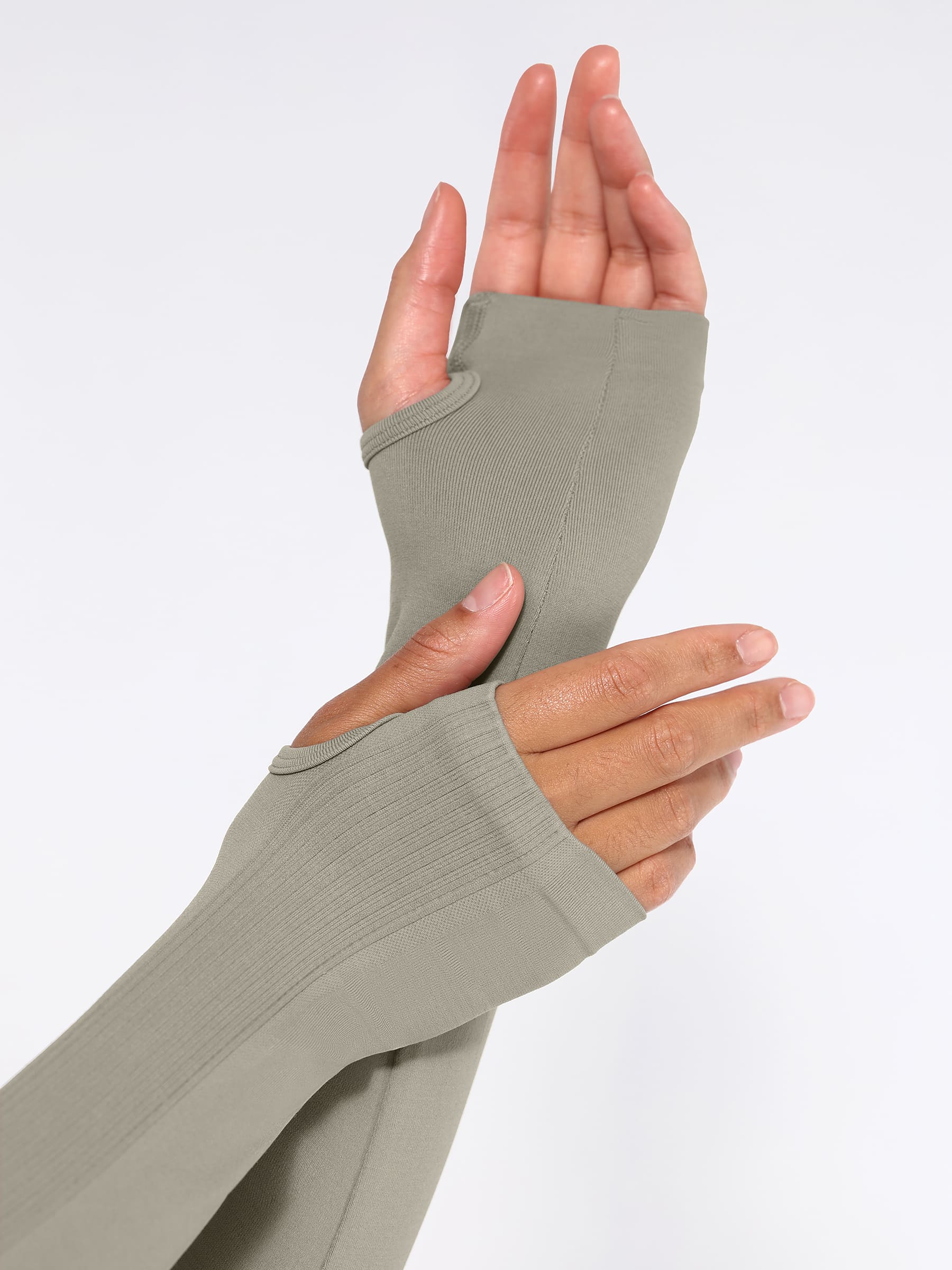 Feelingirl Seamless Long-Sleeve Workout Top