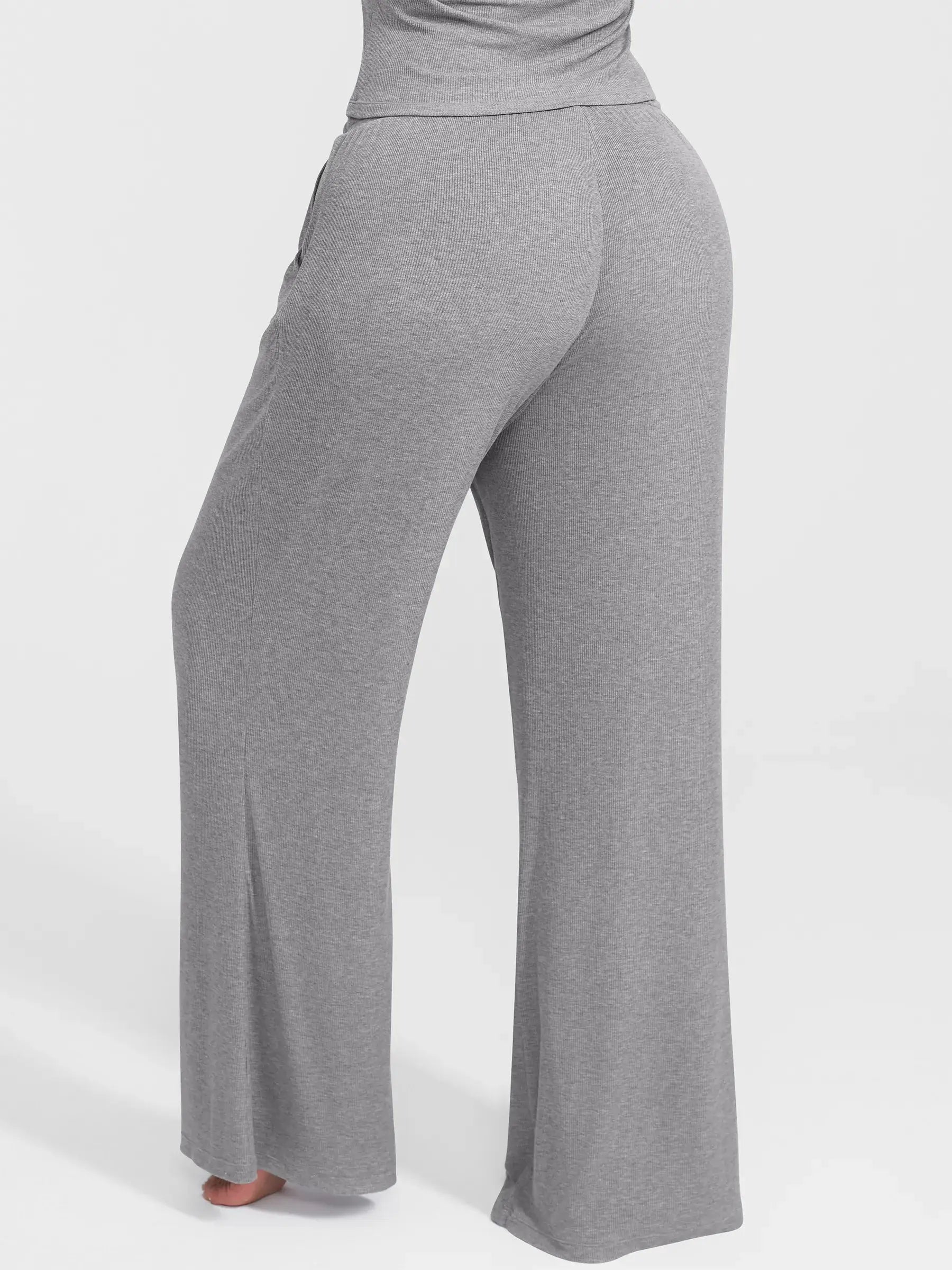 Feelingirl Breathable Ribbed Lounge Pants