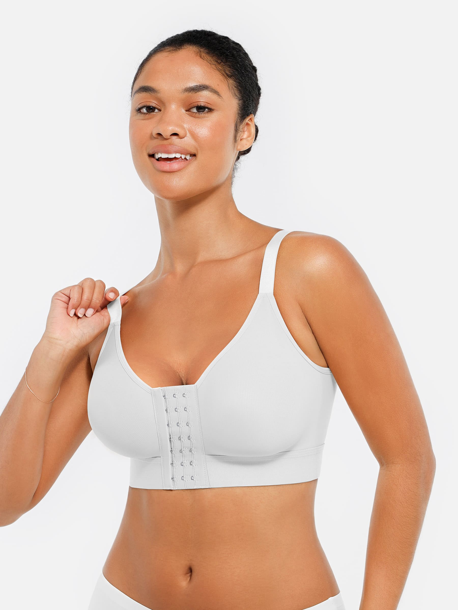 Feelingirl Full Coverage Front Closure Post-Operation Bra